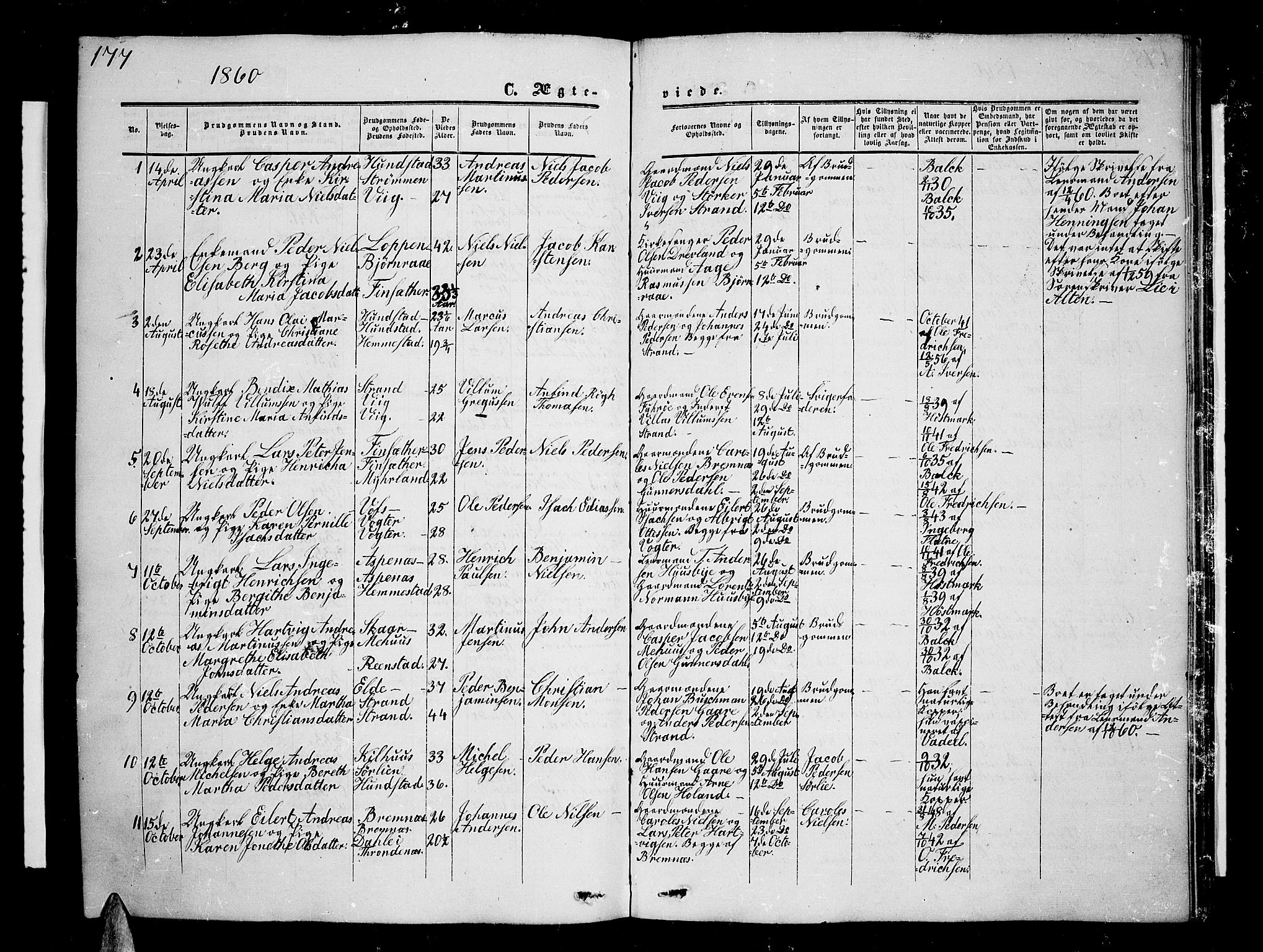 Kvæfjord sokneprestkontor, AV/SATØ-S-1323/G/Ga/Gab/L0003klokker: Klokkerbok nr. 3, 1856-1870, s. 177