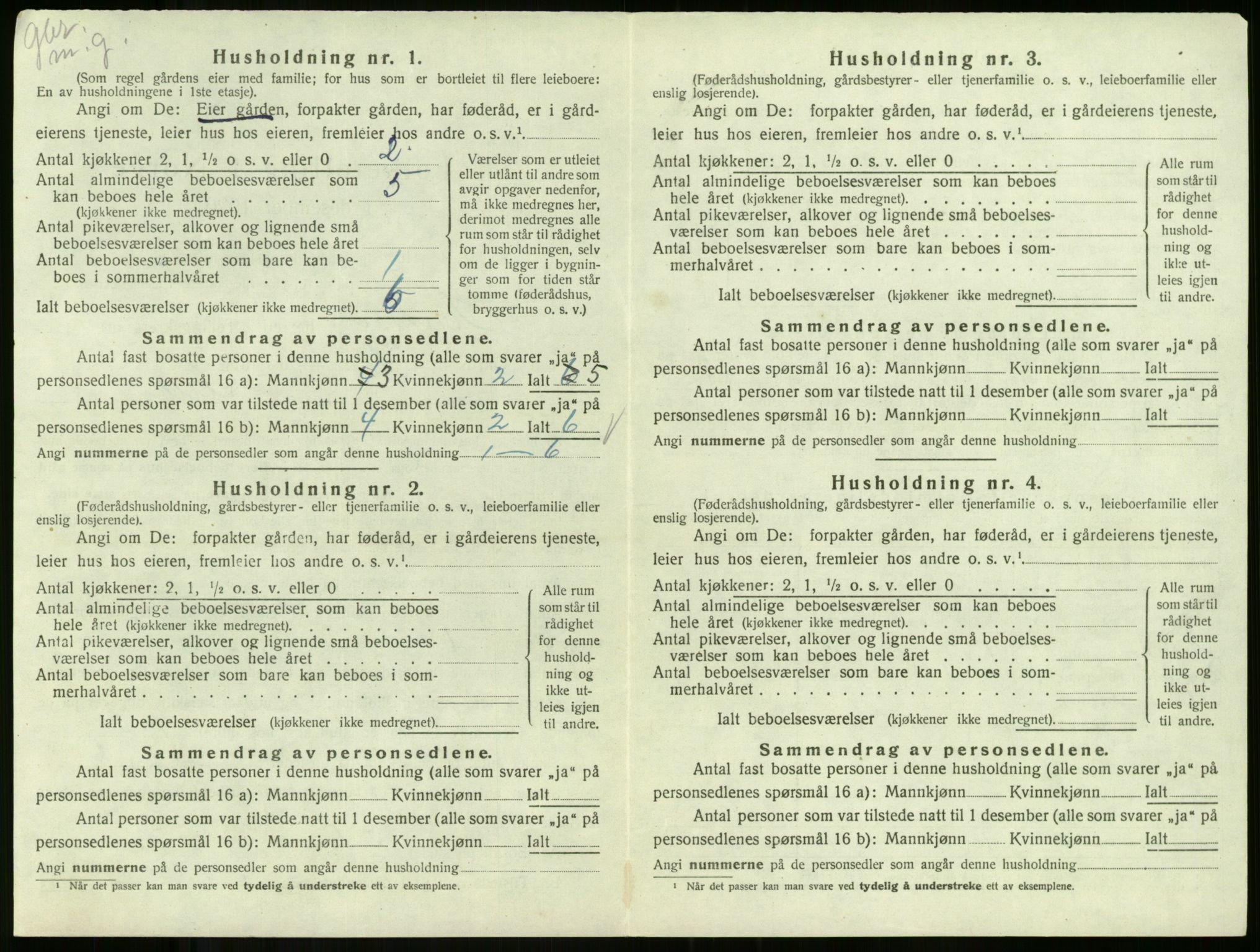 SAKO, Folketelling 1920 for 0719 Andebu herred, 1920, s. 305