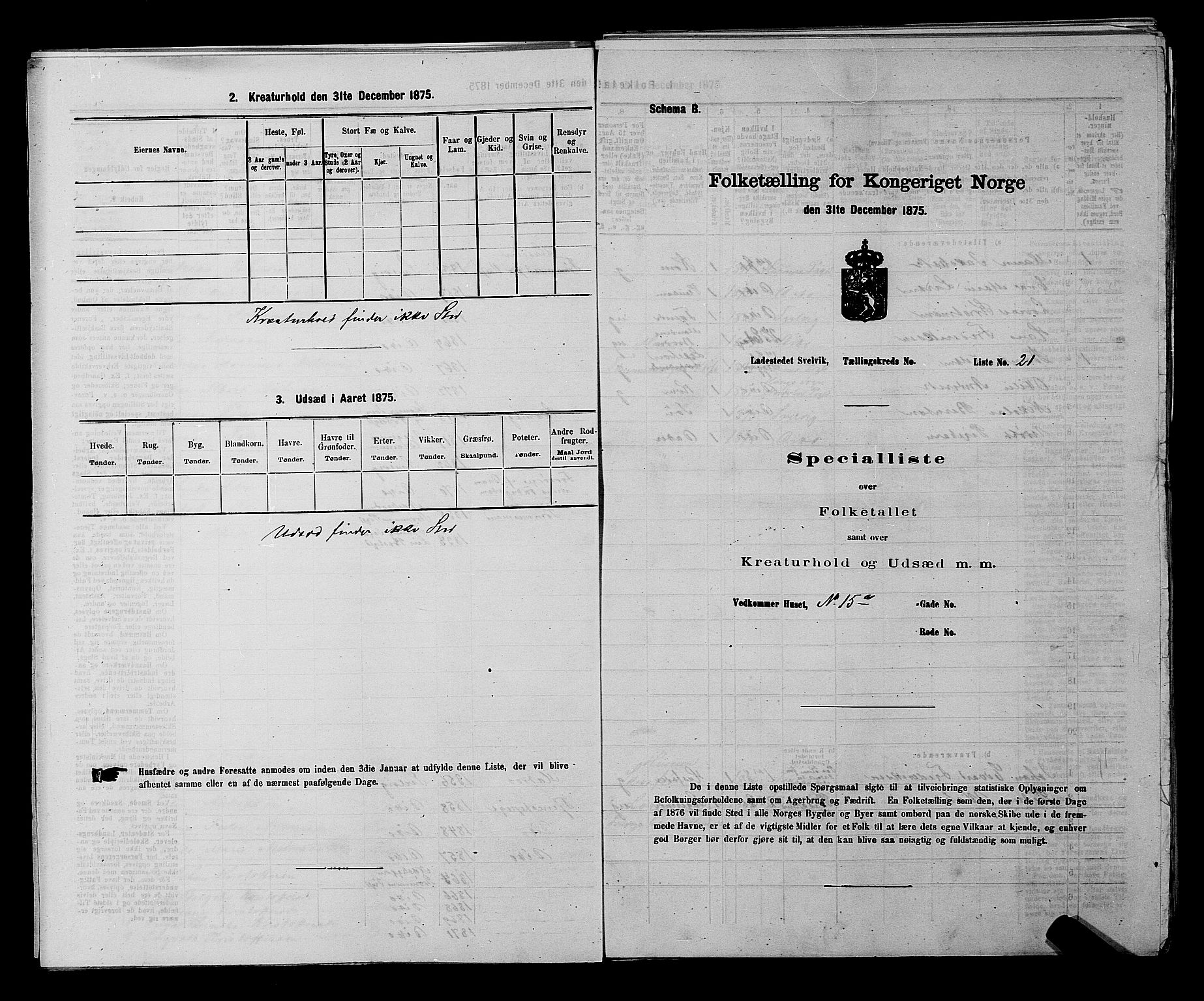 SAKO, Folketelling 1875 for 0701B Strømm prestegjeld, Svelvik ladested, 1875, s. 48