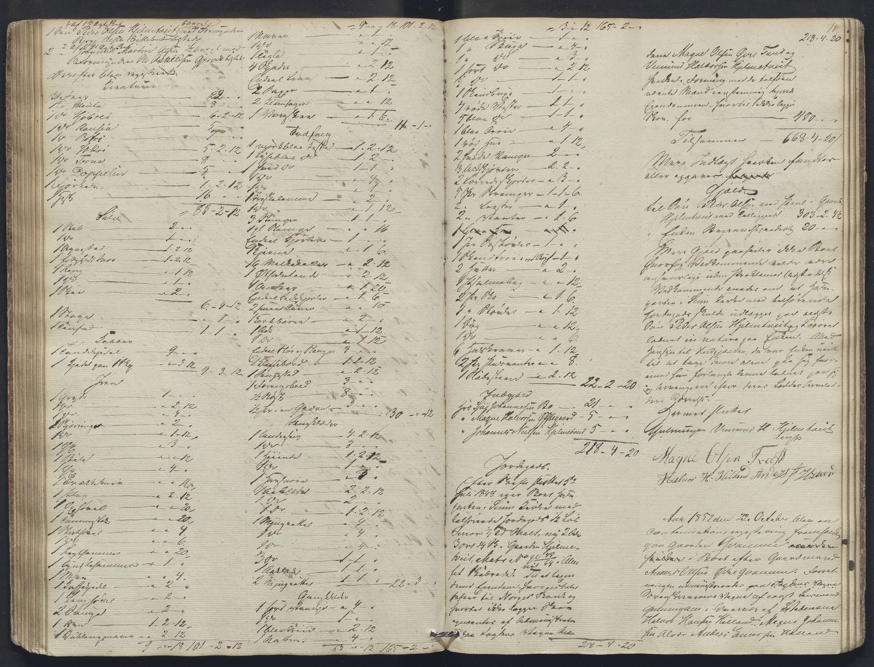 Nordhordland sorenskrivar, SAB/A-2901/1/H/Hb/L0003: Registreringsprotokollar, 1846-1852, s. 71