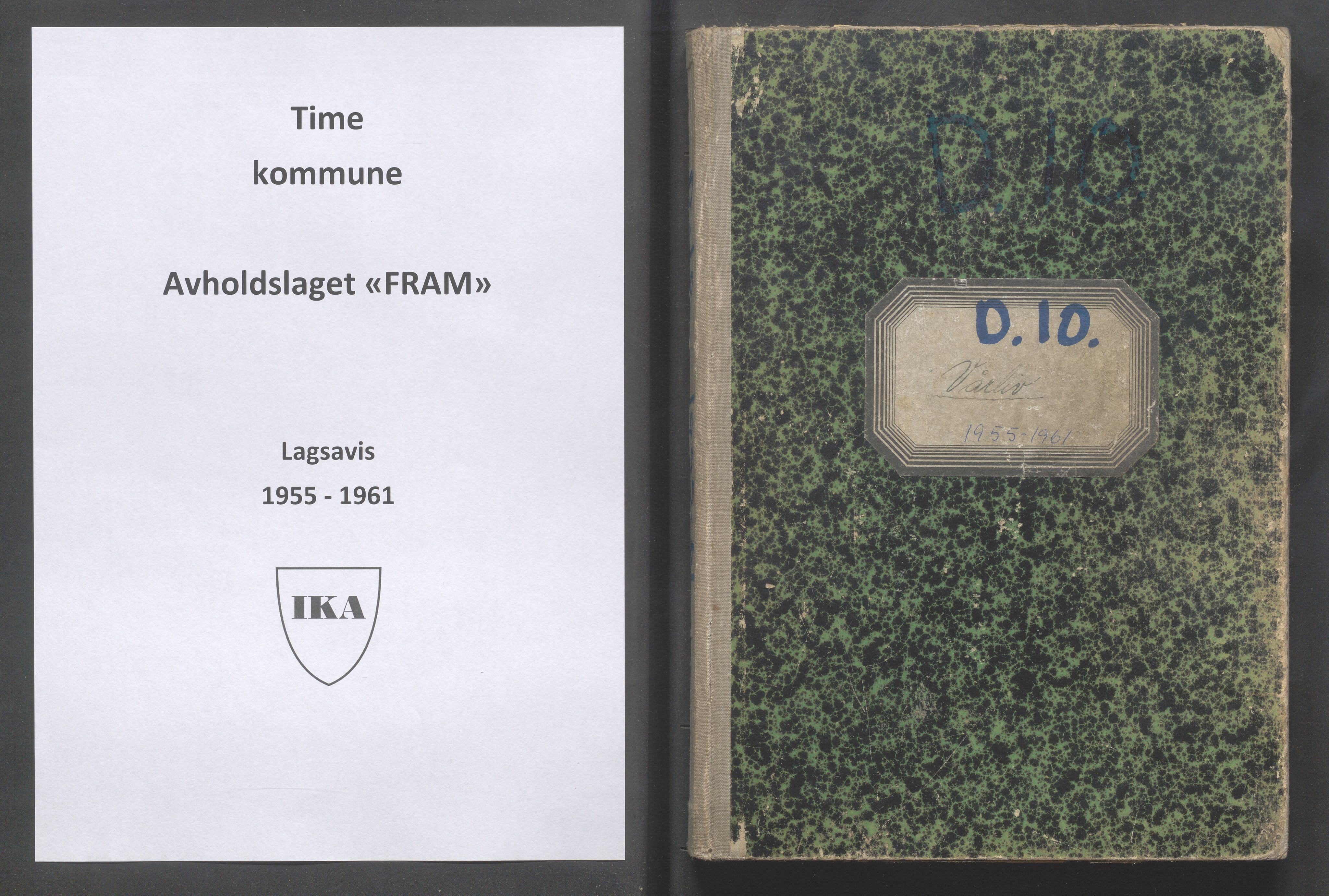 Time kommune - PA 15 Avholdslaget "FRAM", IKAR/K-100875/F/L0009: Håndskrevet blad "Vårliv", 1955-1961, s. 1