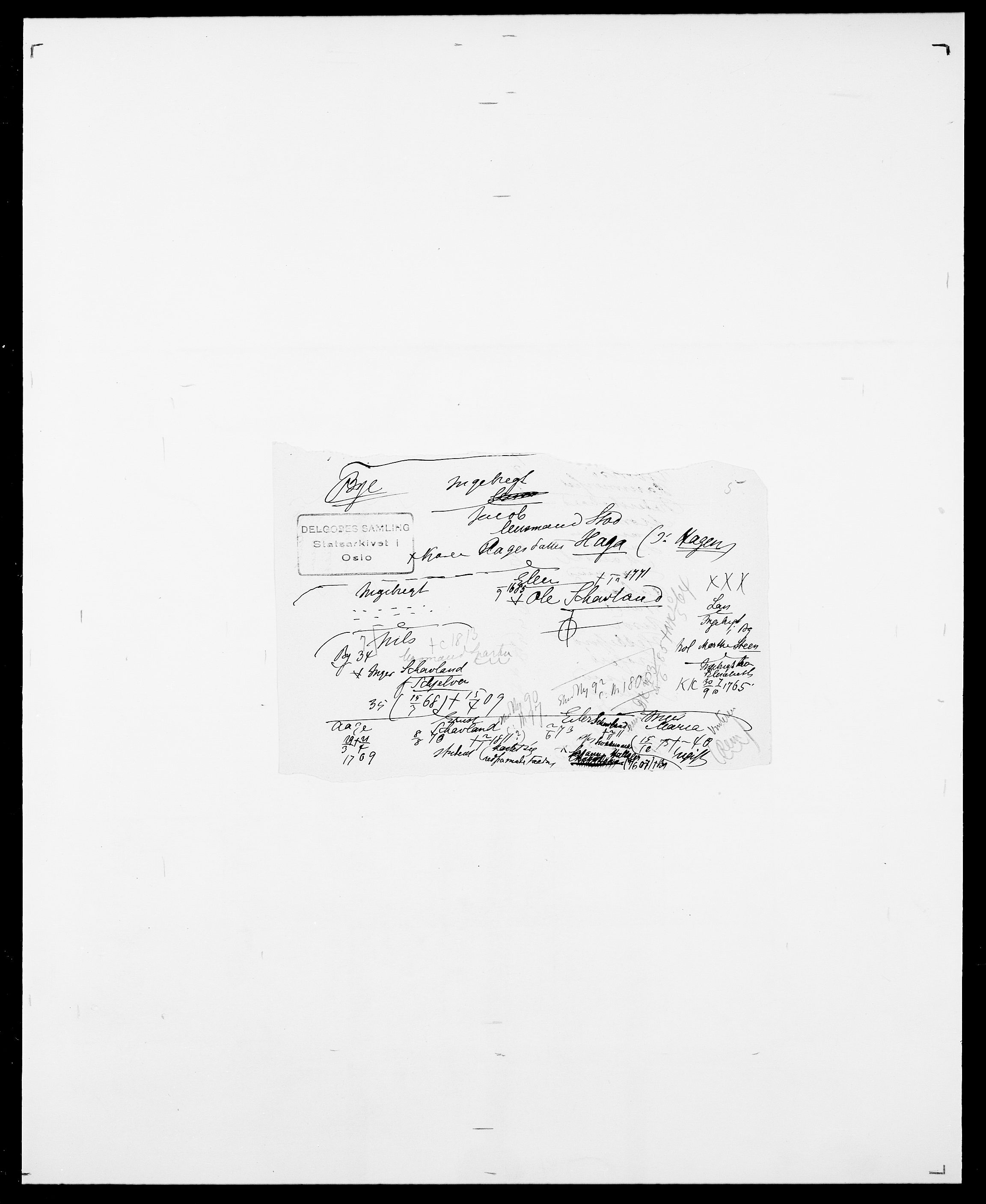 Delgobe, Charles Antoine - samling, SAO/PAO-0038/D/Da/L0007: Buaas - Caphengst, s. 501