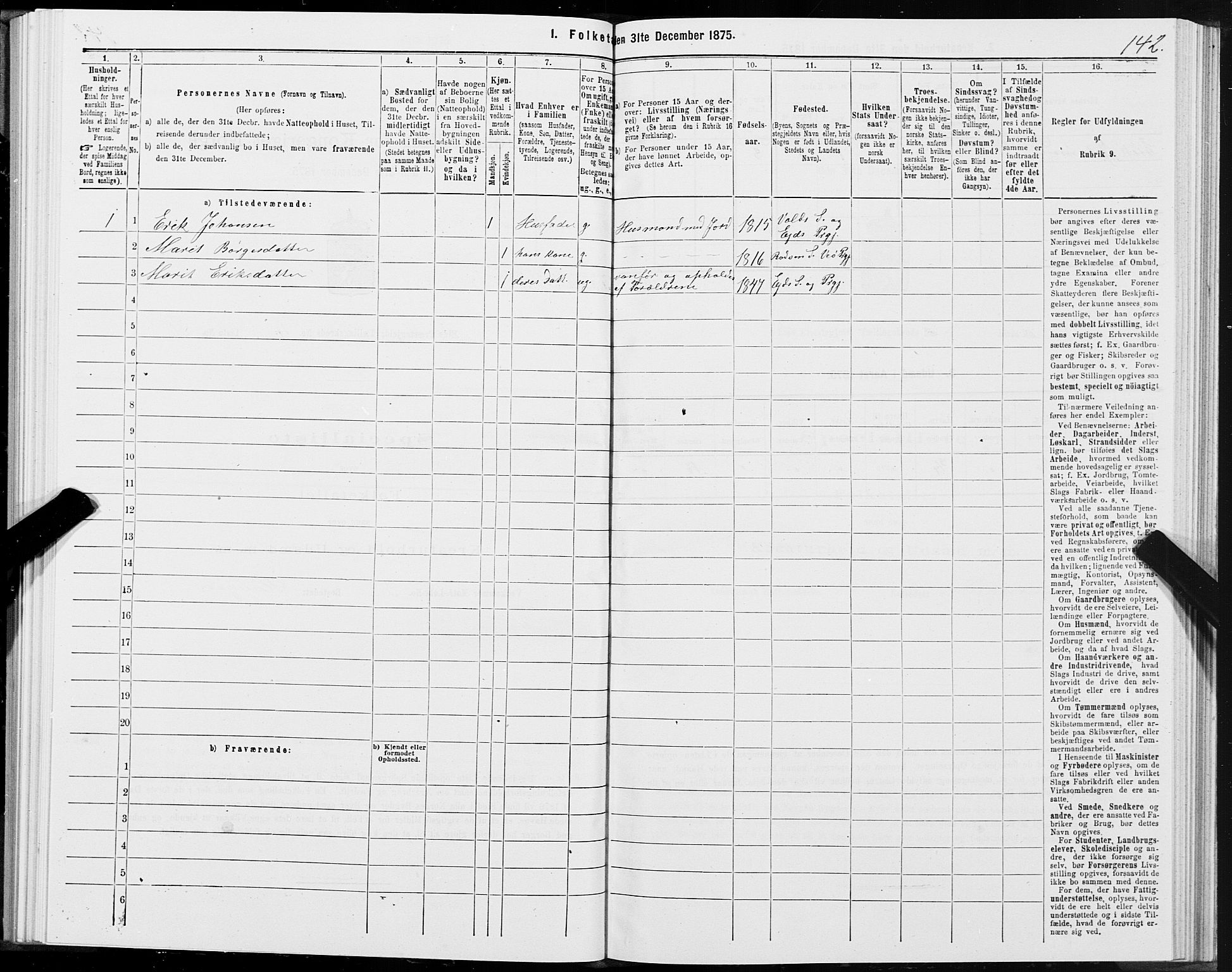 SAT, Folketelling 1875 for 1538P Eid prestegjeld, 1875, s. 2142