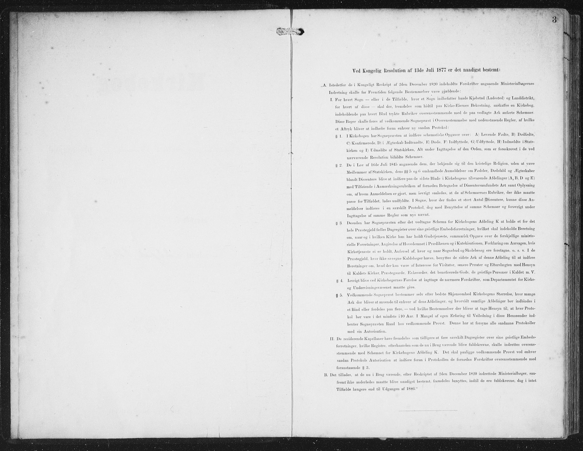 Bremanger sokneprestembete, AV/SAB-A-82201/H/Haa/Haab/L0002: Ministerialbok nr. B  2, 1896-1908, s. 3