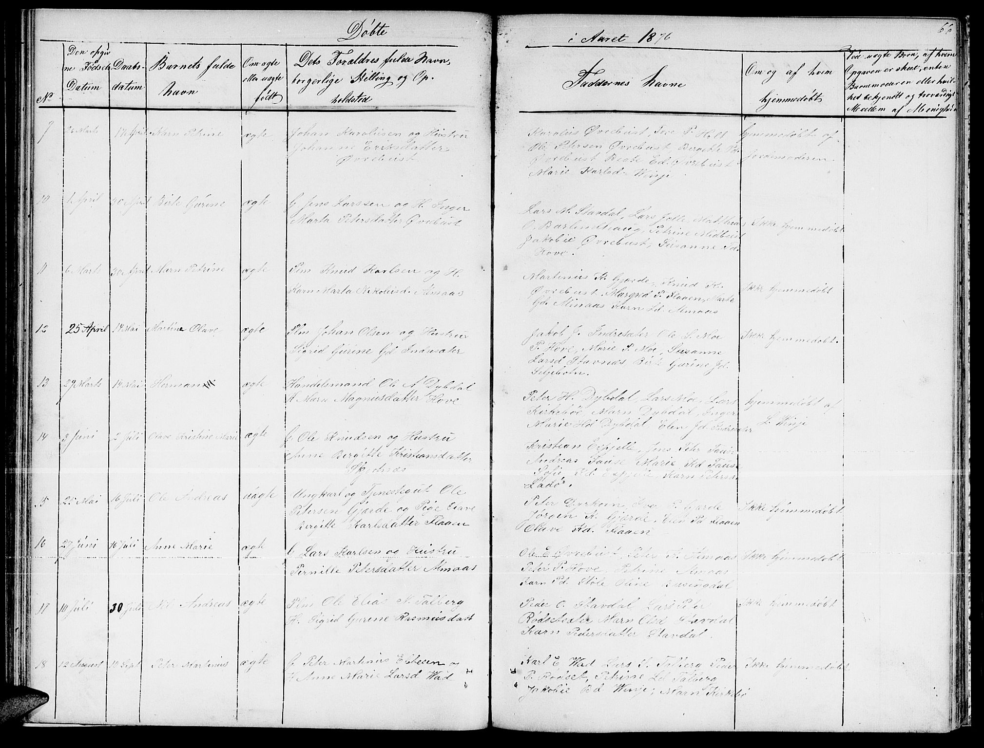 Ministerialprotokoller, klokkerbøker og fødselsregistre - Møre og Romsdal, SAT/A-1454/521/L0300: Klokkerbok nr. 521C01, 1854-1881, s. 66