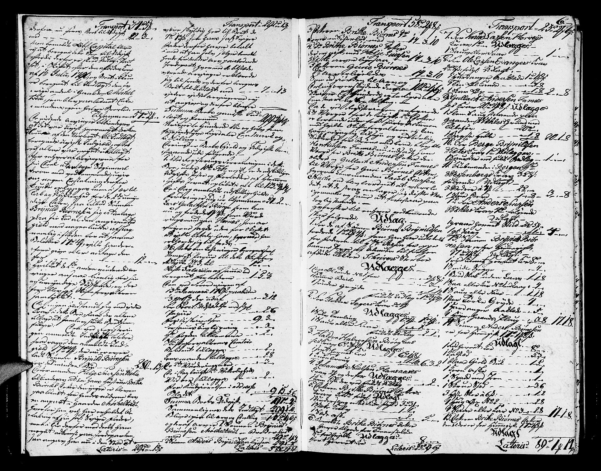 Nordhordland sorenskrivar, AV/SAB-A-2901/1/H/Ha/L0009a: Skifteprotokollar Nordhordland , 1794-1797, s. 5b-6a