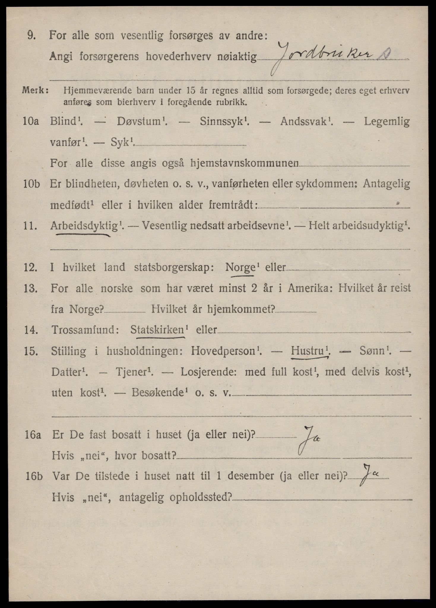 SAT, Folketelling 1920 for 1535 Vestnes herred, 1920, s. 1848