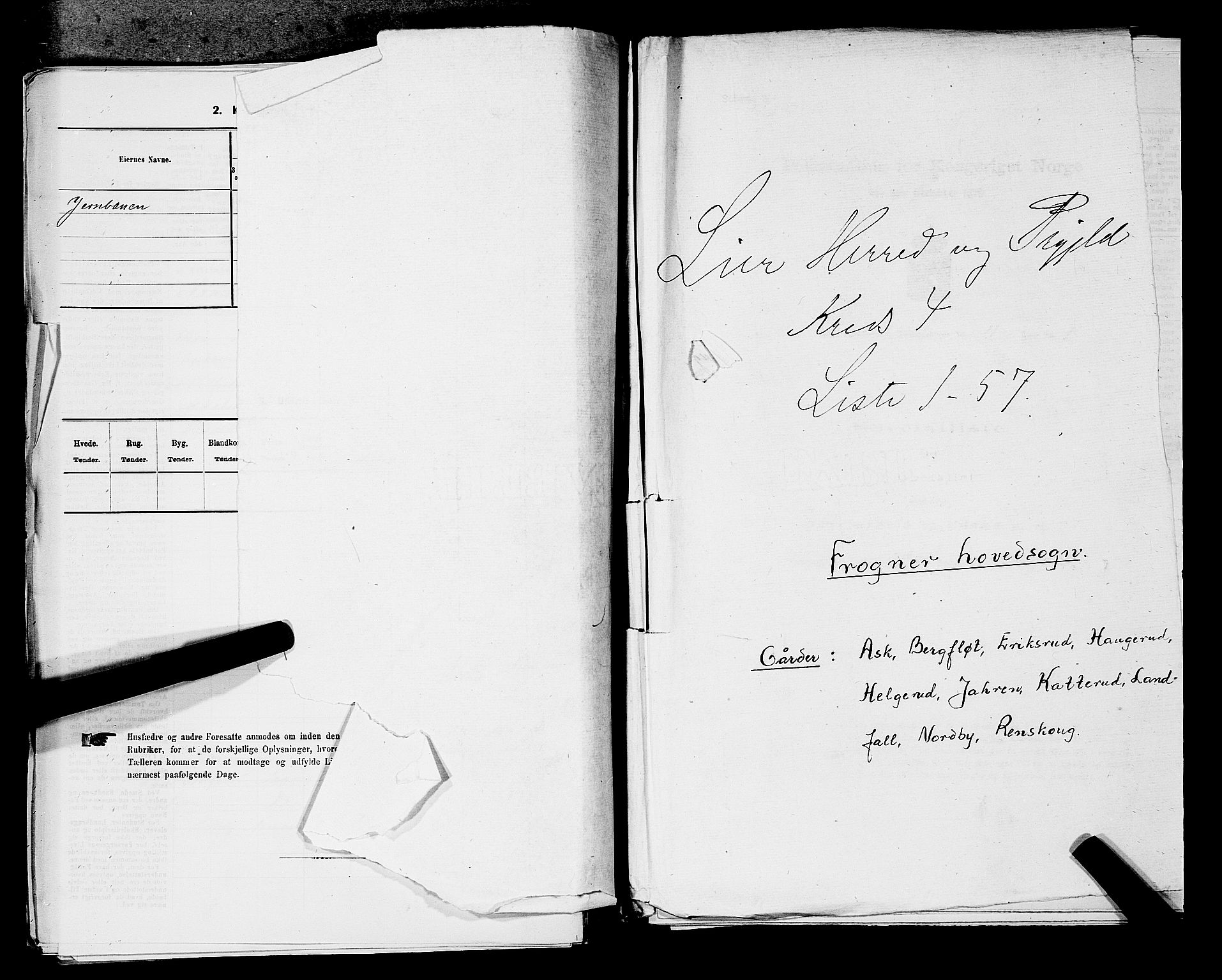 SAKO, Folketelling 1875 for 0626P Lier prestegjeld, 1875, s. 697