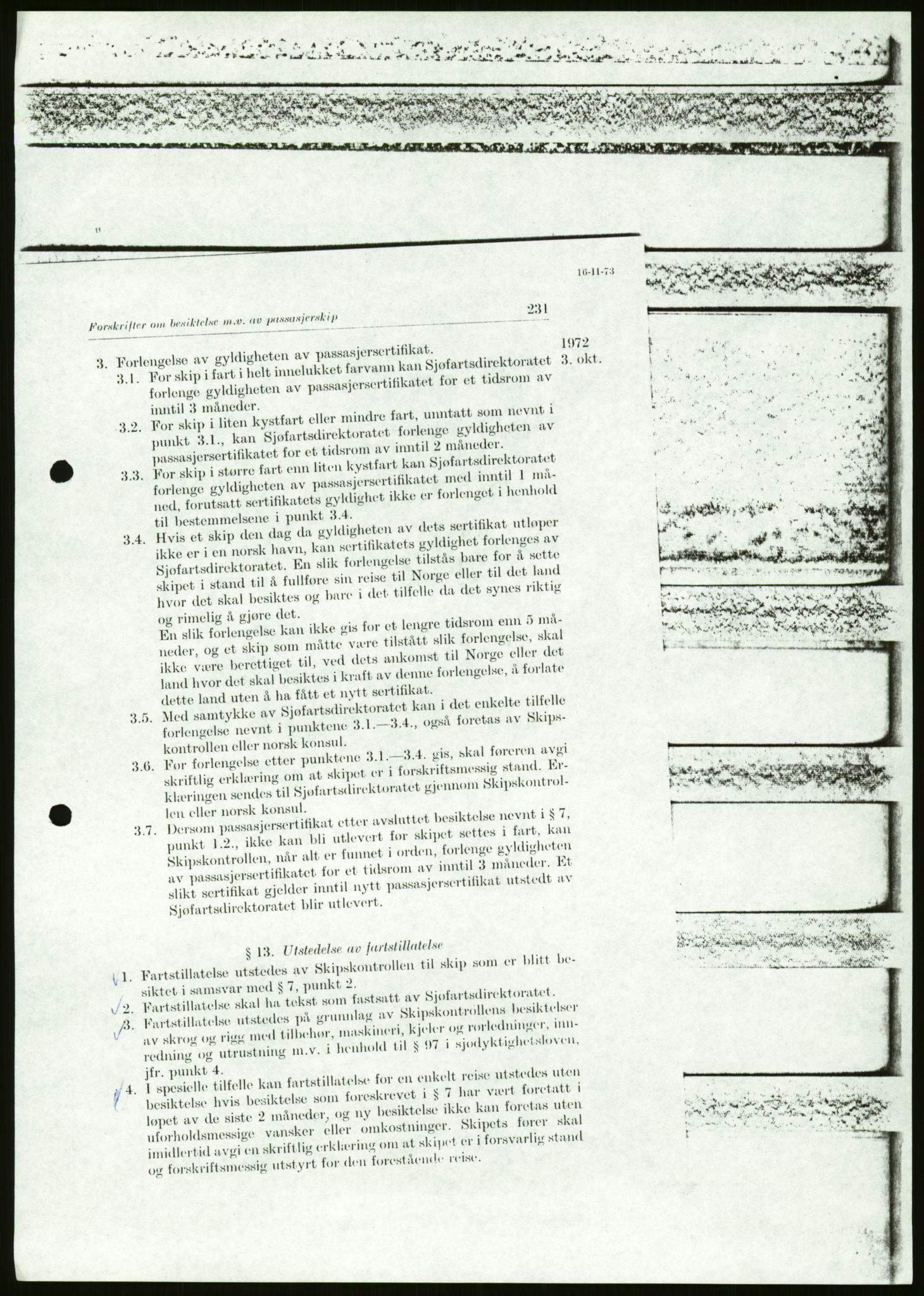 Sjøfartsdirektoratet med forløpere, generelt arkiv, AV/RA-S-1407/D/Du/Duc/L0642/0001: Skipskontrollen - Forskrifter / Forskrift om utleiebåter (2 mapper), 1978-1987, s. 125