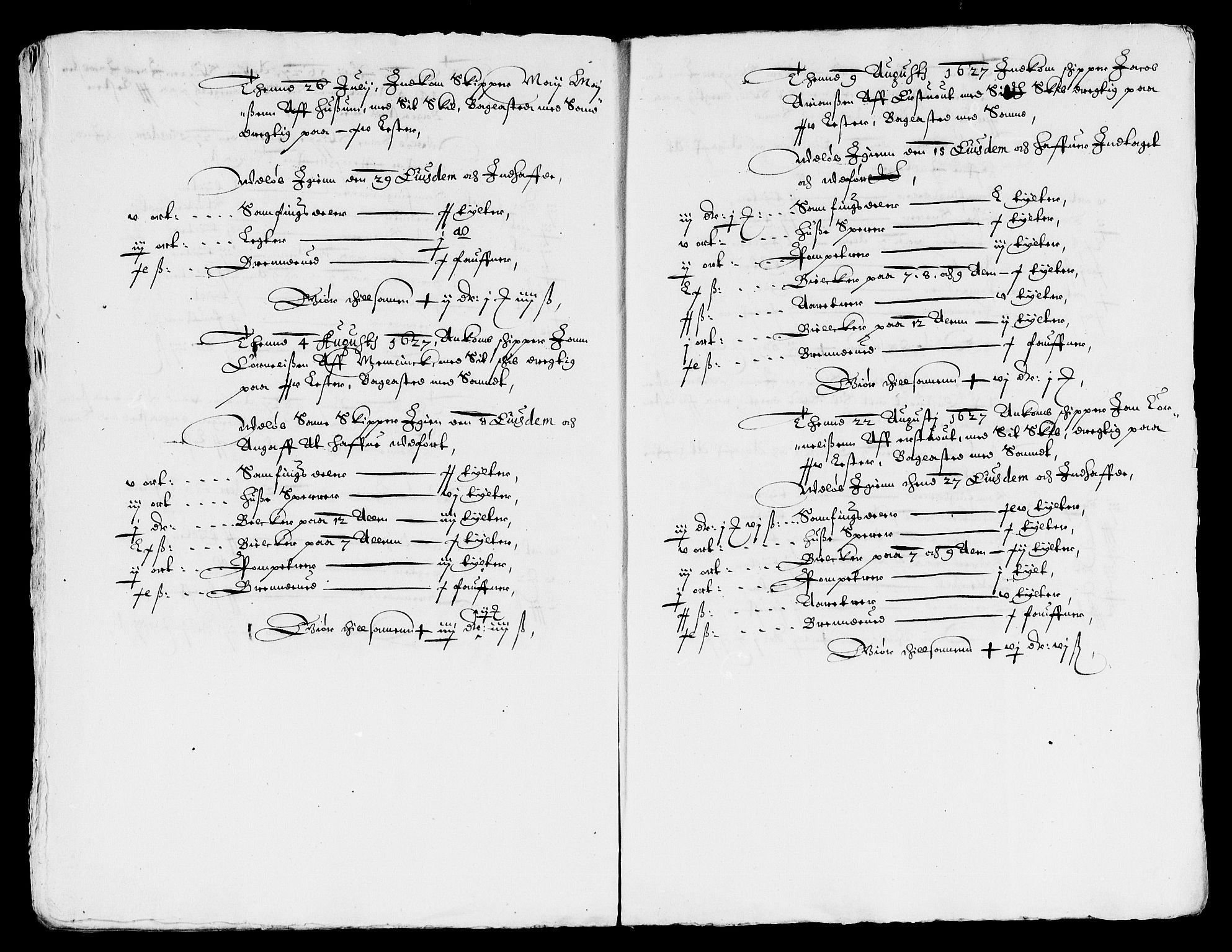 Rentekammeret inntil 1814, Reviderte regnskaper, Lensregnskaper, AV/RA-EA-5023/R/Rb/Rba/L0080: Akershus len, 1626-1628