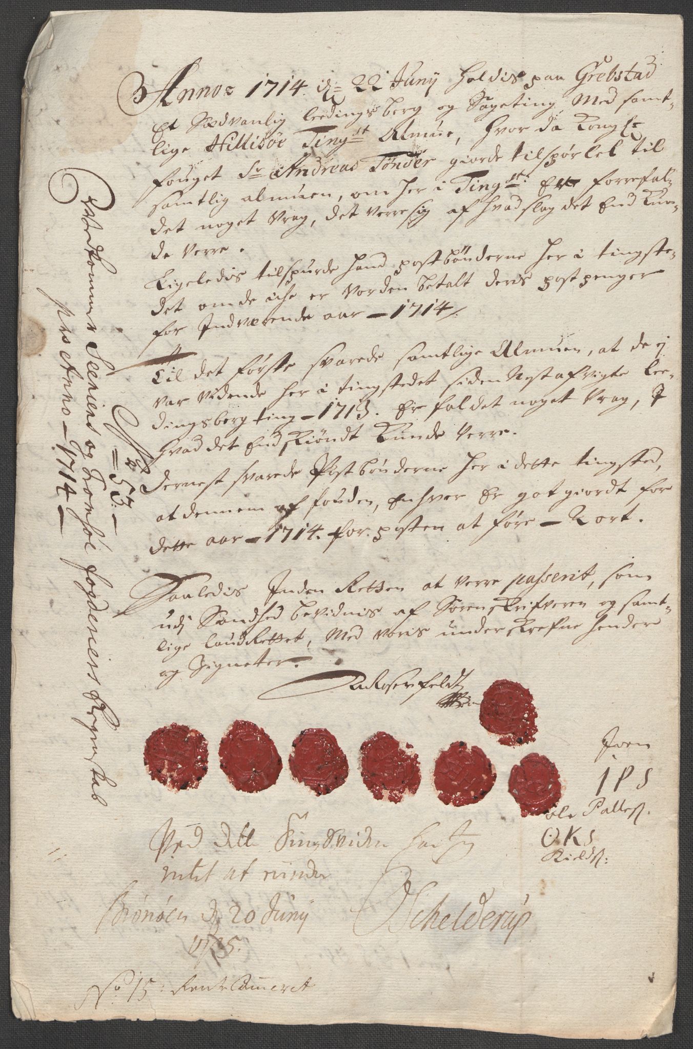 Rentekammeret inntil 1814, Reviderte regnskaper, Fogderegnskap, AV/RA-EA-4092/R68/L4760: Fogderegnskap Senja og Troms, 1714, s. 284