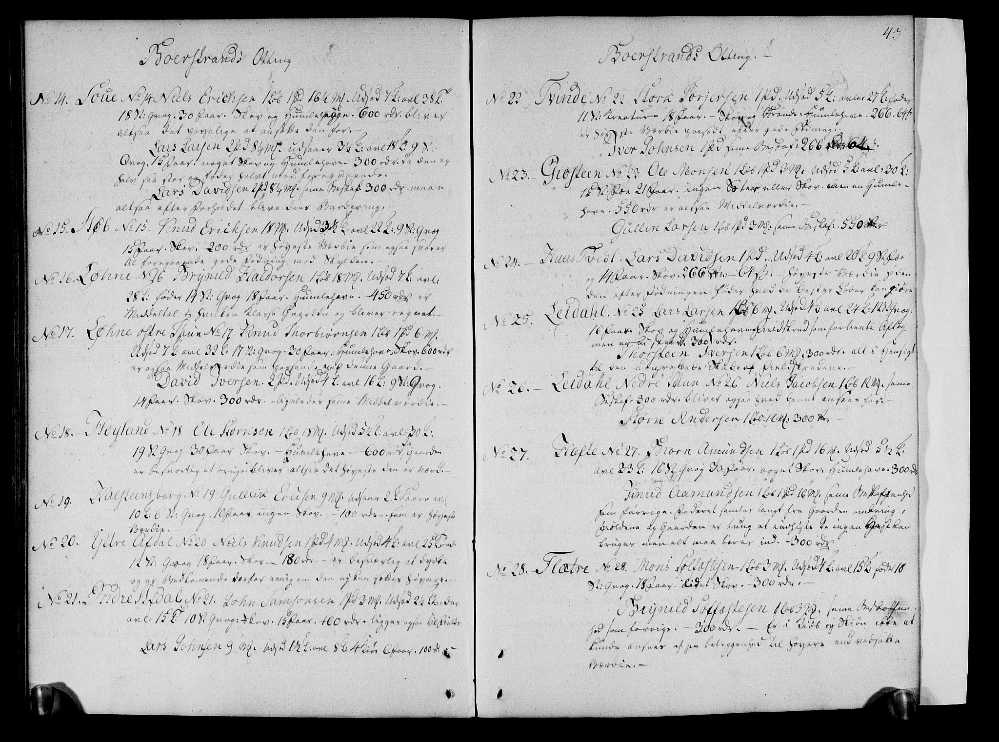Rentekammeret inntil 1814, Realistisk ordnet avdeling, RA/EA-4070/N/Ne/Nea/L0110: Nordhordland og Voss fogderi. Deliberasjonsprotokoll, 1803, s. 48