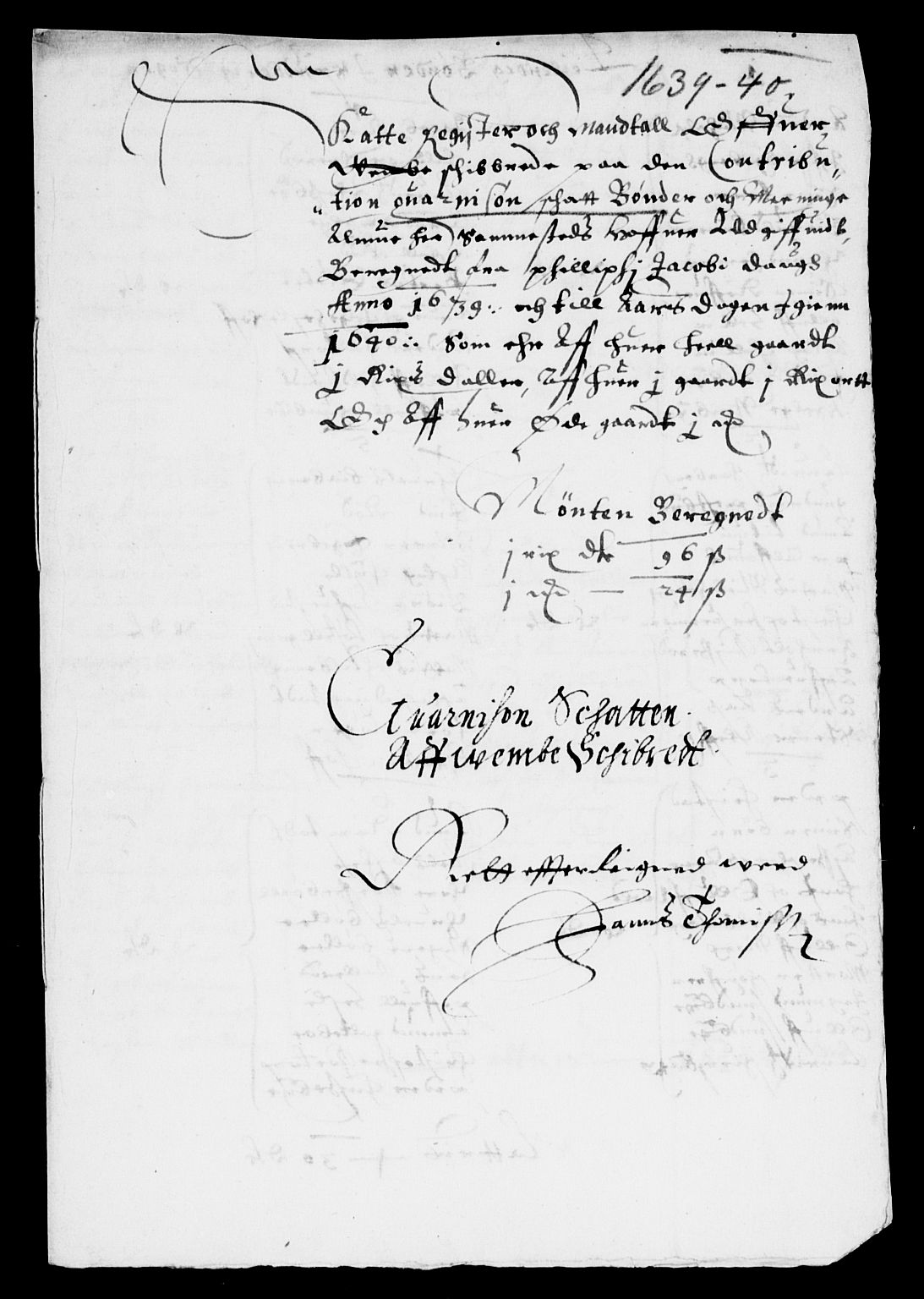 Rentekammeret inntil 1814, Reviderte regnskaper, Lensregnskaper, RA/EA-5023/R/Rb/Rbc/L0003: Tune, Åbygge og Veme len, 1639-1641