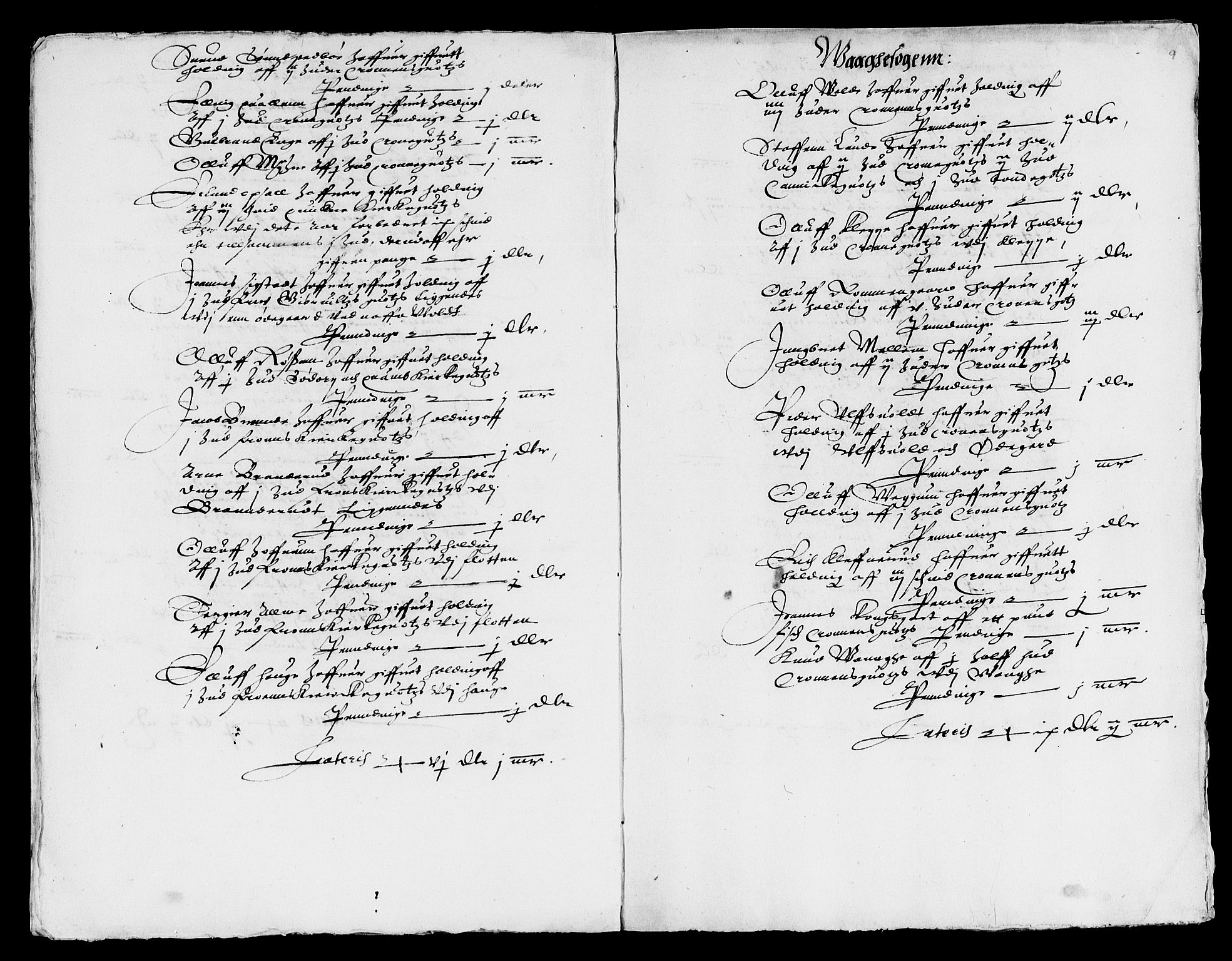 Rentekammeret inntil 1814, Reviderte regnskaper, Lensregnskaper, AV/RA-EA-5023/R/Rb/Rba/L0030: Akershus len, 1612-1613