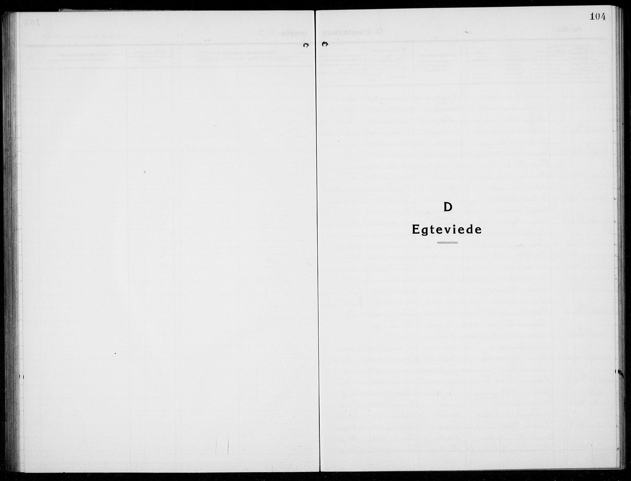 Husnes Sokneprestembete, AV/SAB-A-75901/H/Hab: Klokkerbok nr. A  3, 1915-1936, s. 104
