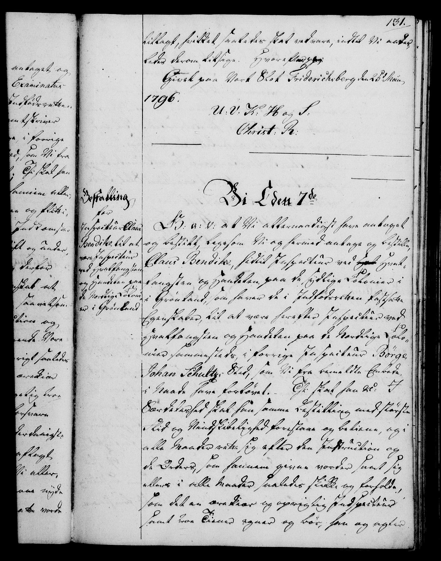 Rentekammeret, Kammerkanselliet, AV/RA-EA-3111/G/Gg/Gge/L0006: Norsk bestallingsprotokoll med register (merket RK 53.30), 1773-1814, s. 131