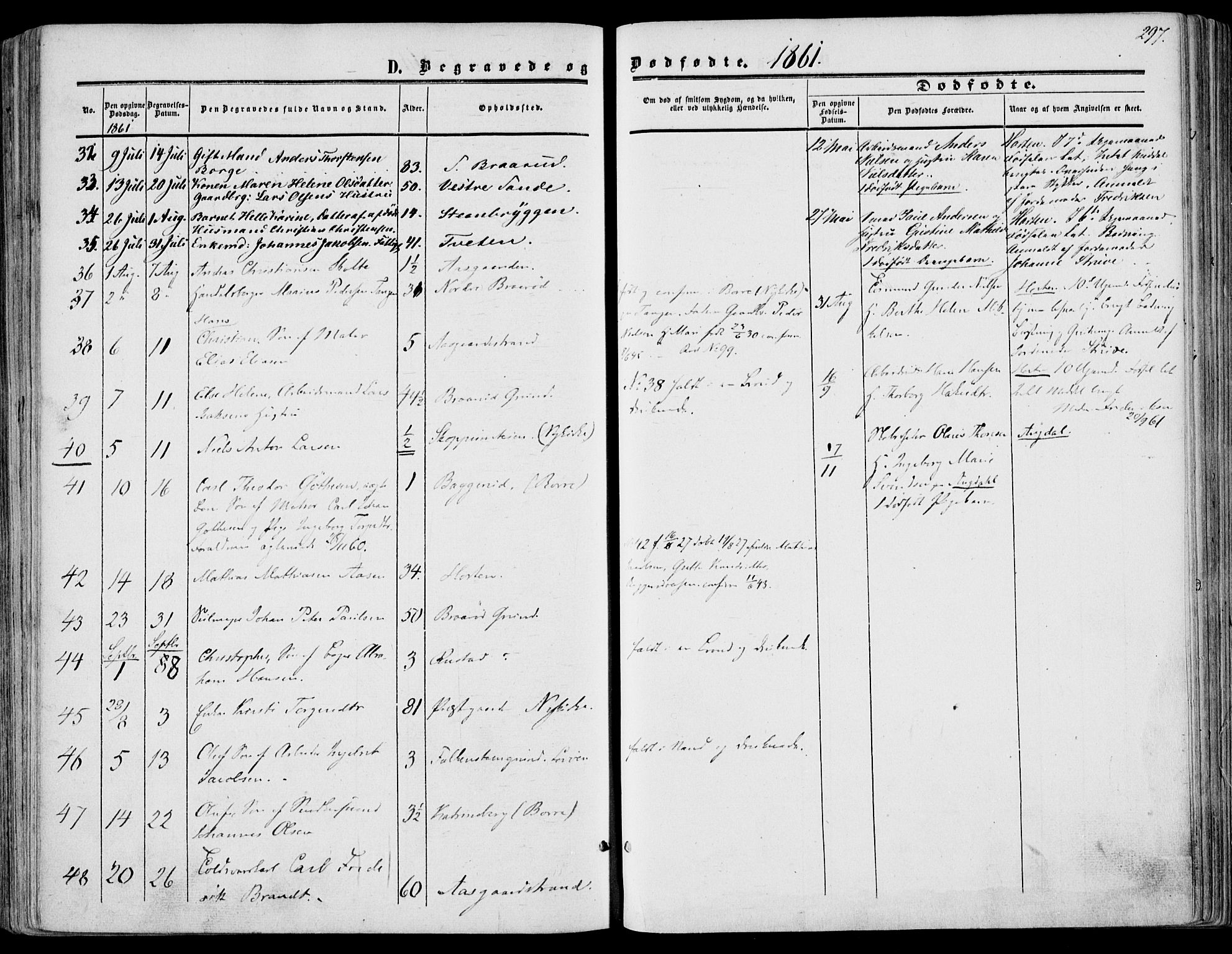 Borre kirkebøker, AV/SAKO-A-338/F/Fa/L0006: Ministerialbok nr. I 6, 1852-1862, s. 297