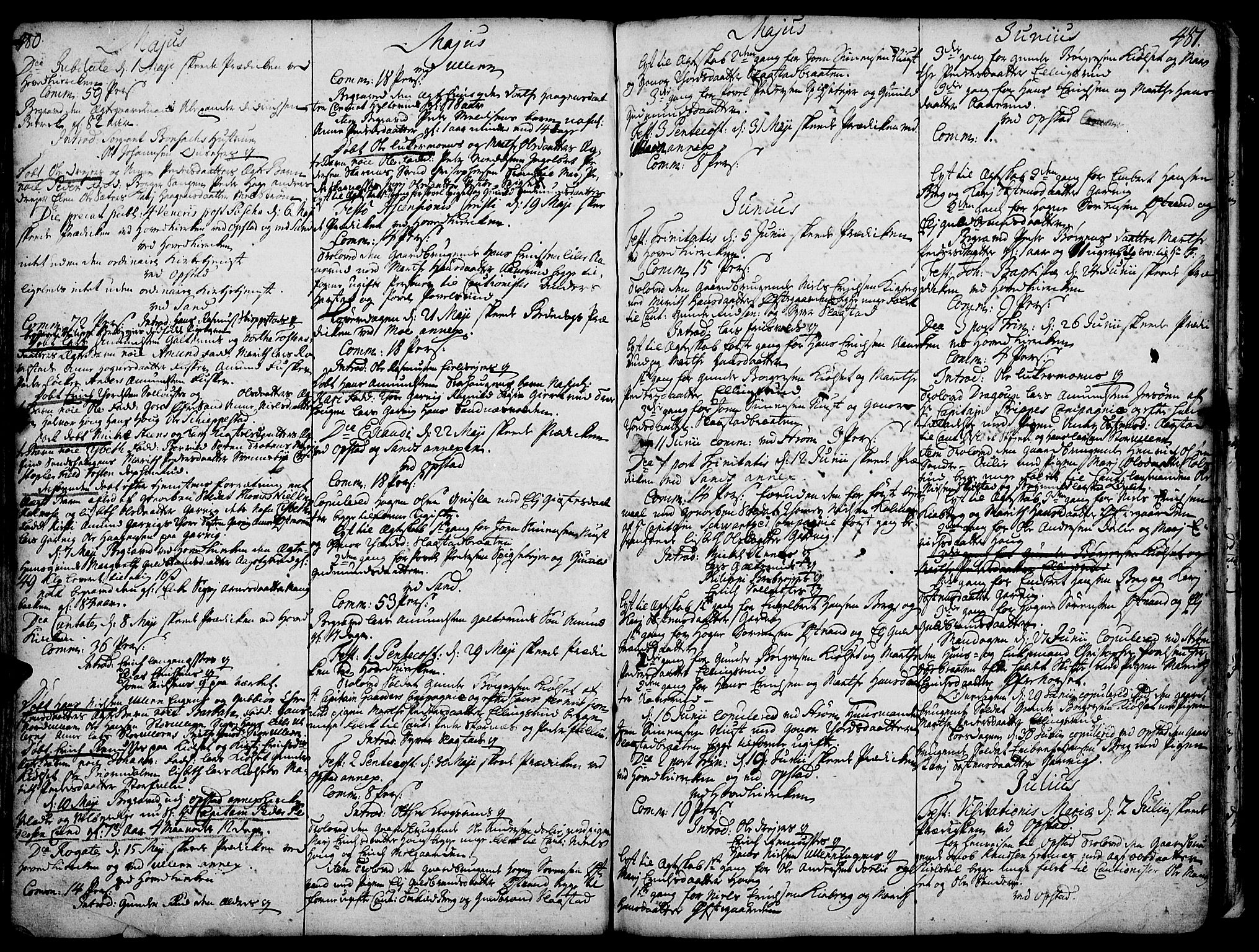 Strøm-Odalen prestekontor, AV/SAH-PREST-028/H/Ha/Haa/L0002: Ministerialbok nr. 2, 1716-1740, s. 480-481