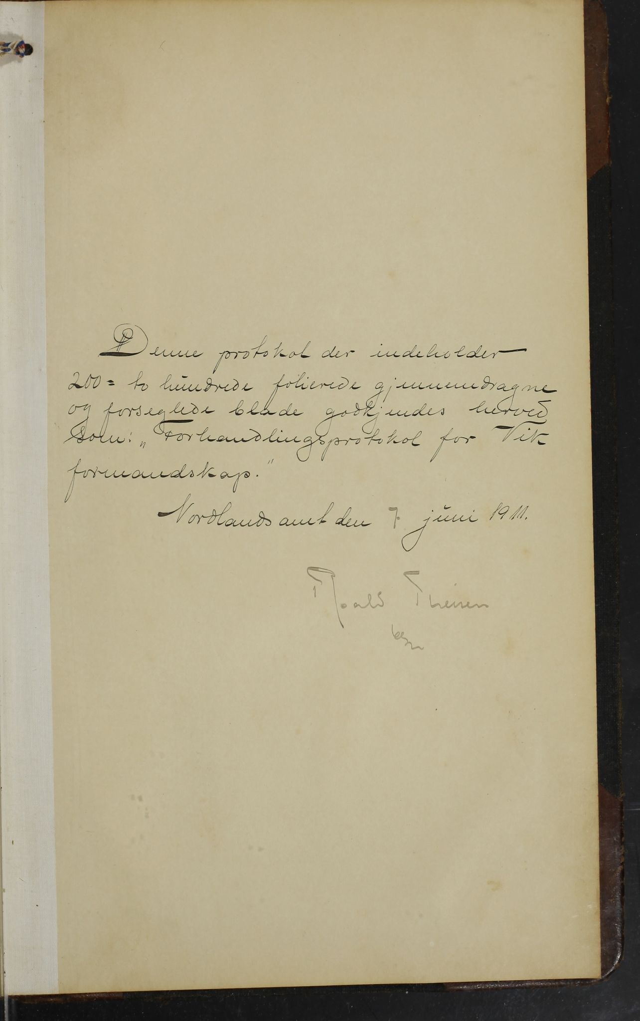 Sømna kommune. Formannskapet, AIN/K-18120.150/A/Aa/L0001: Møtebok: Formannskap/kommunestyre, 1911-1920