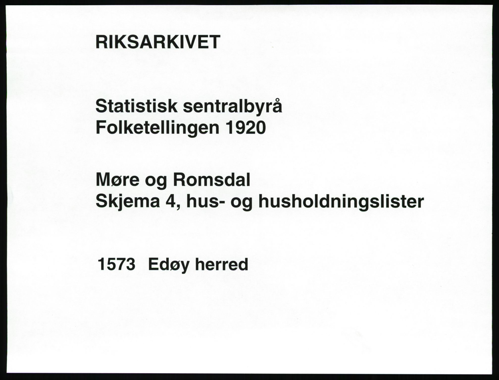 SAT, Folketelling 1920 for 1573 Edøy herred, 1920, s. 28