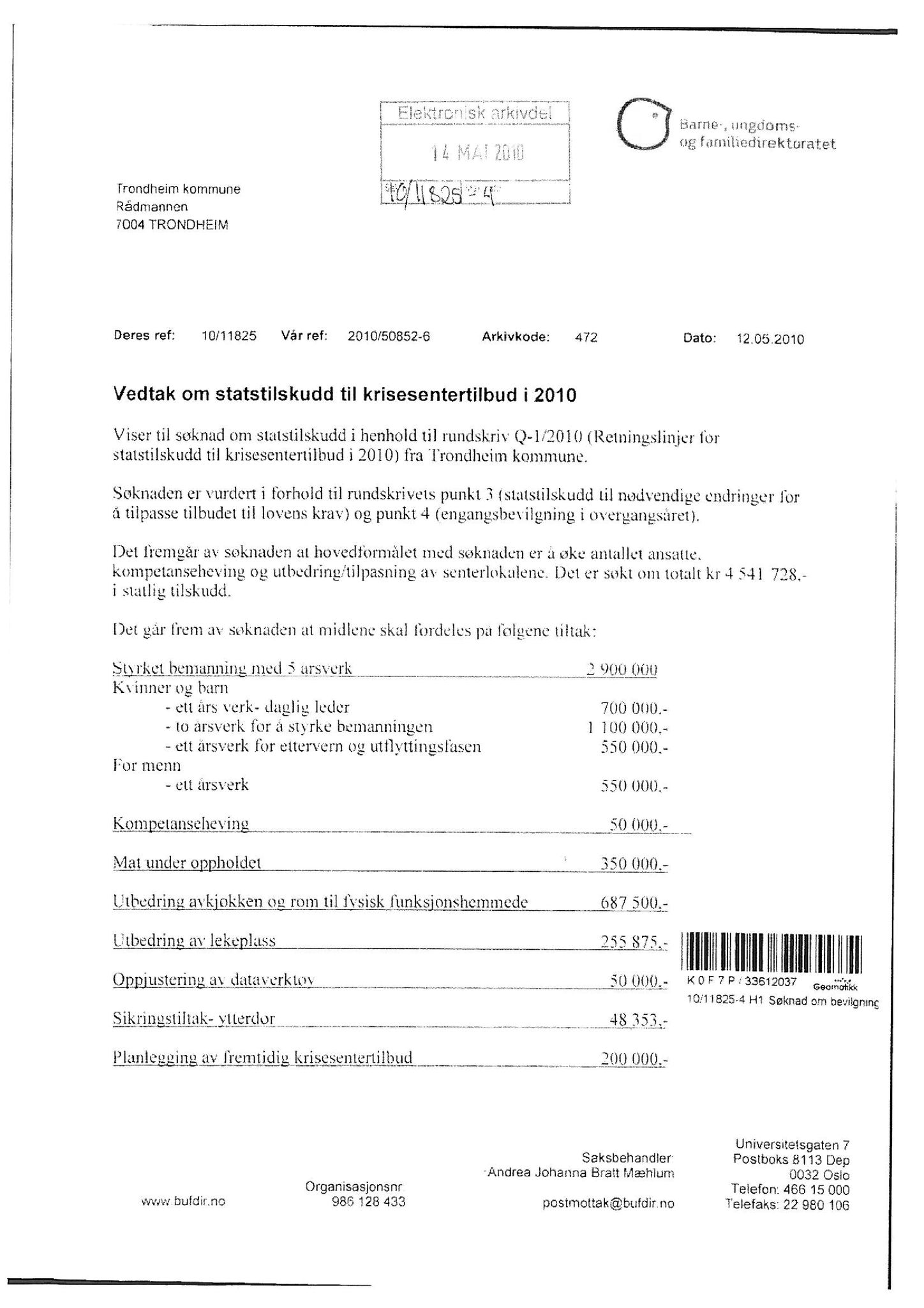Klæbu Kommune, TRKO/KK/01-KS/L003: Kommunestyret - Møtedokumenter, 2010, s. 913