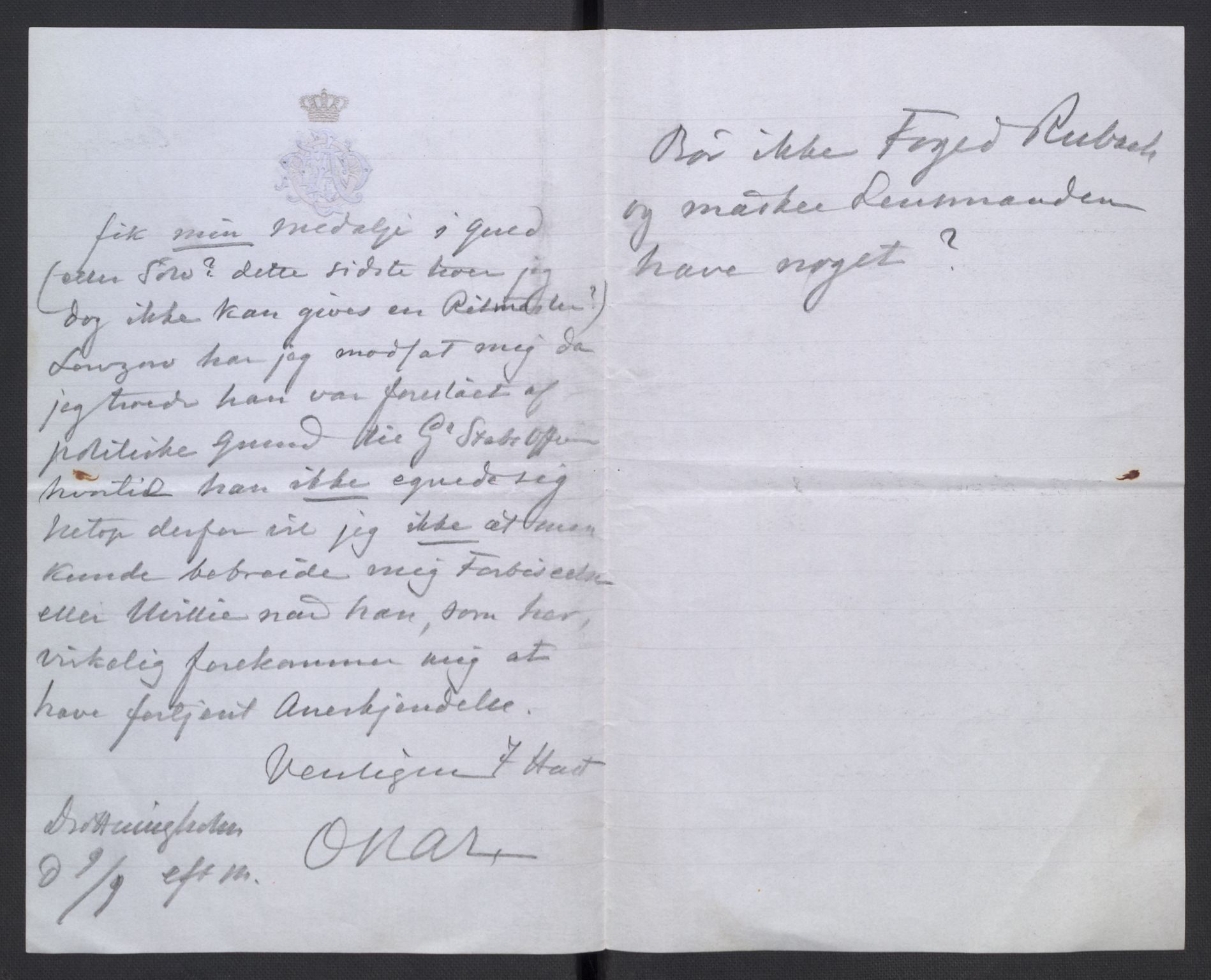 Gramfamilien/Gregers Gram, AV/RA-PA-0596/F/L0001: --, 1877-1924, s. 10