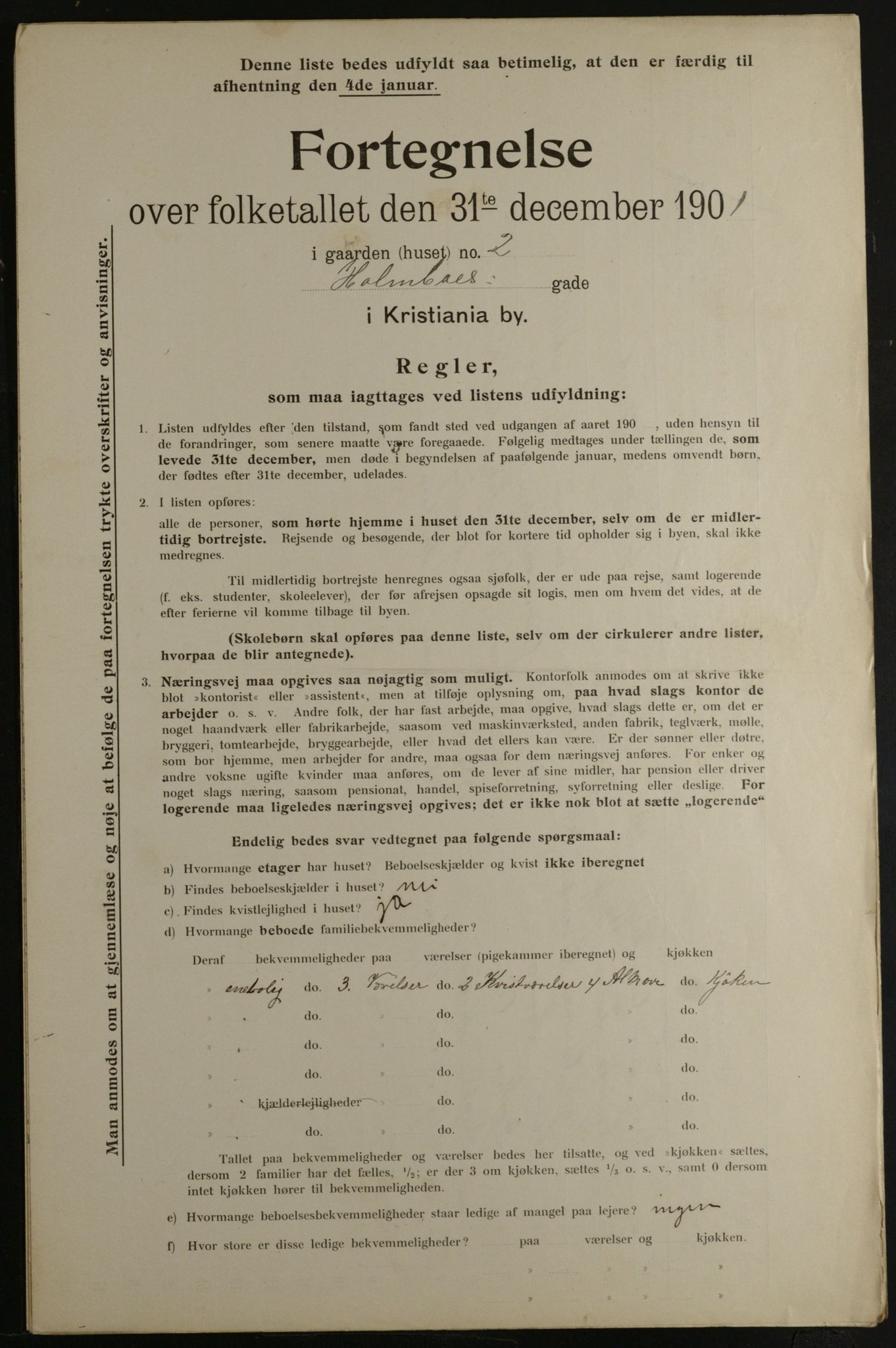 OBA, Kommunal folketelling 31.12.1901 for Kristiania kjøpstad, 1901, s. 6435