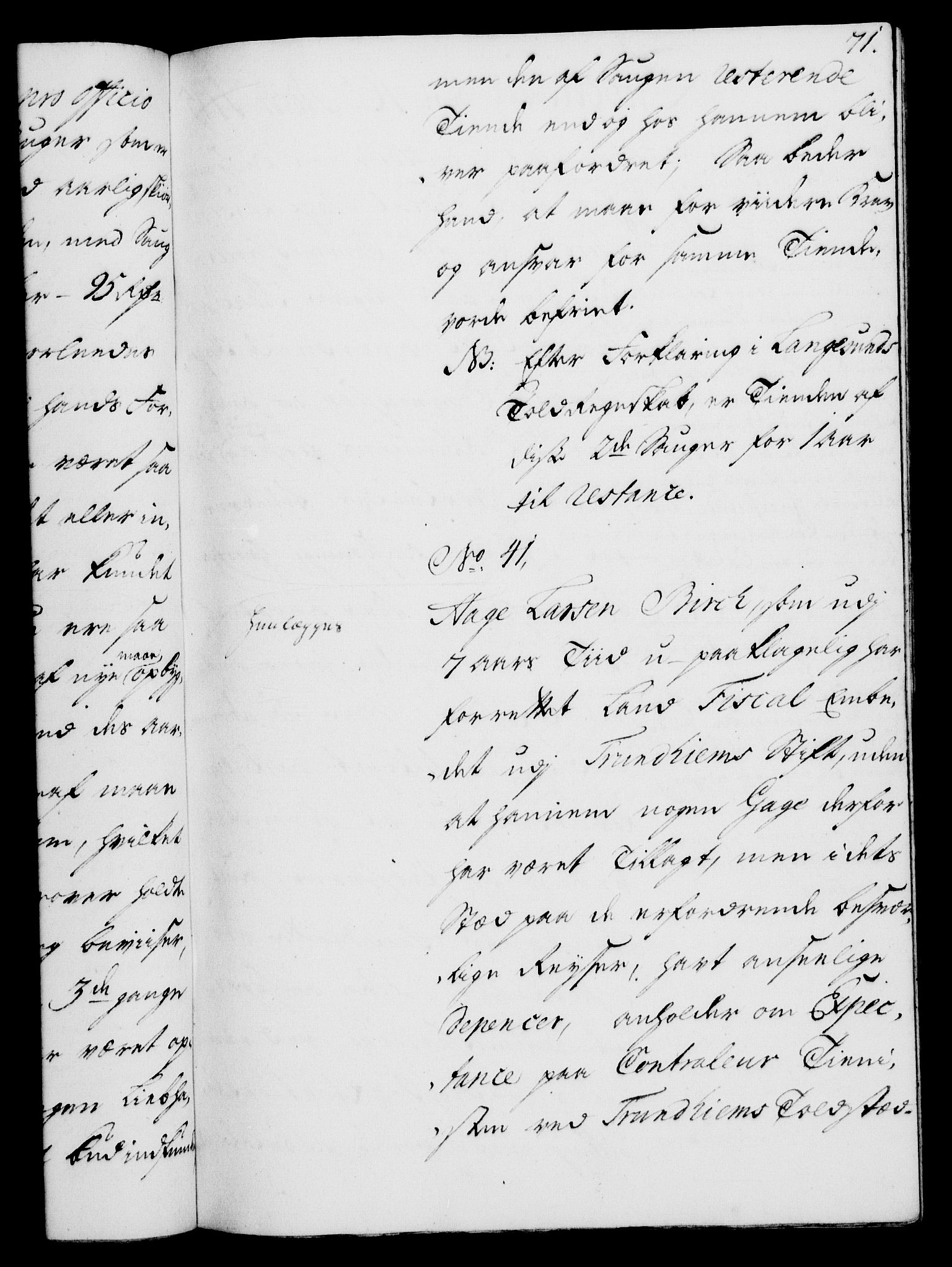 Rentekammeret, Kammerkanselliet, AV/RA-EA-3111/G/Gh/Gha/L0027: Norsk ekstraktmemorialprotokoll (merket RK 53.72), 1745-1746, s. 71