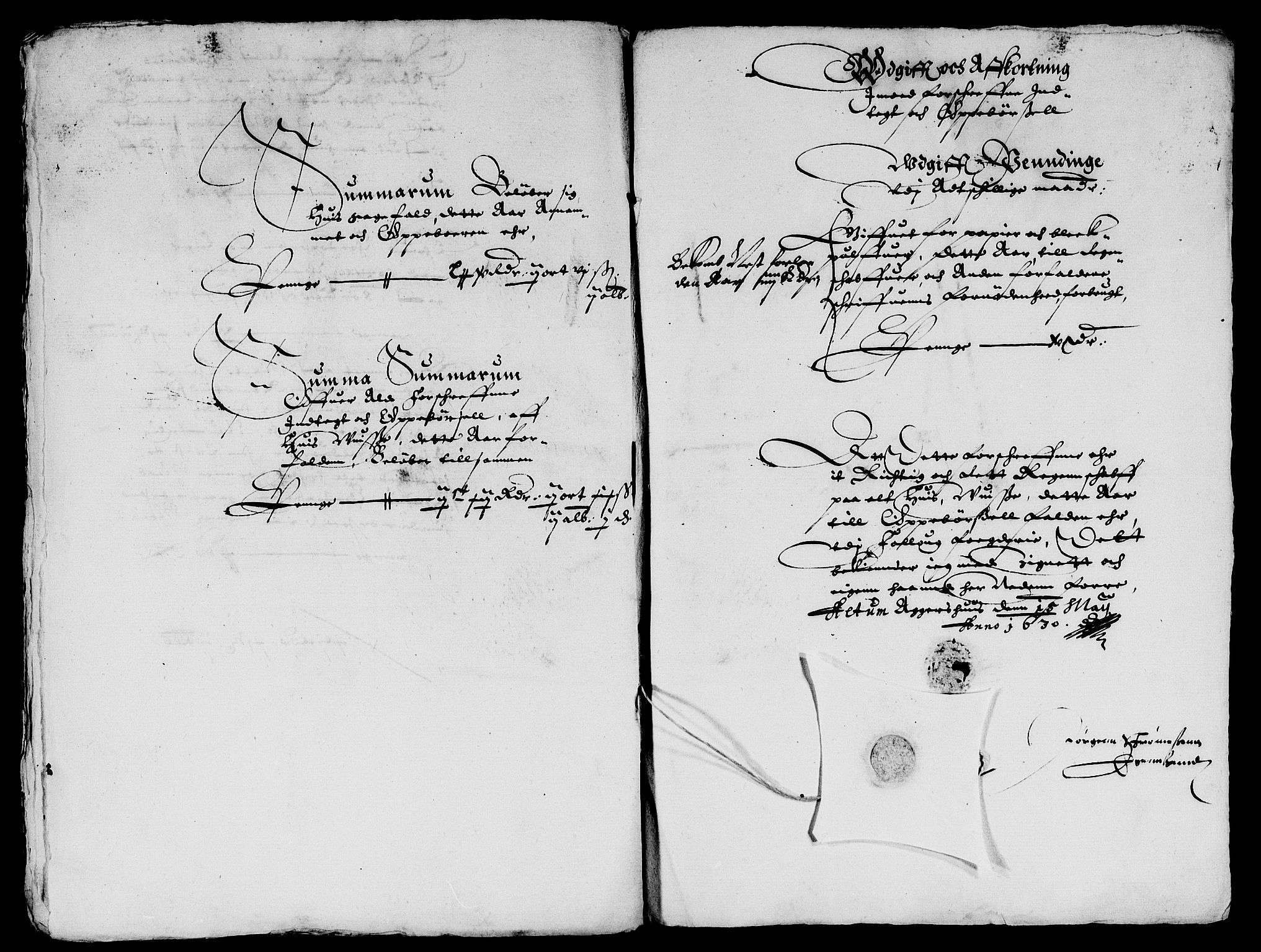 Rentekammeret inntil 1814, Reviderte regnskaper, Lensregnskaper, AV/RA-EA-5023/R/Rb/Rba/L0094: Akershus len, 1618-1630