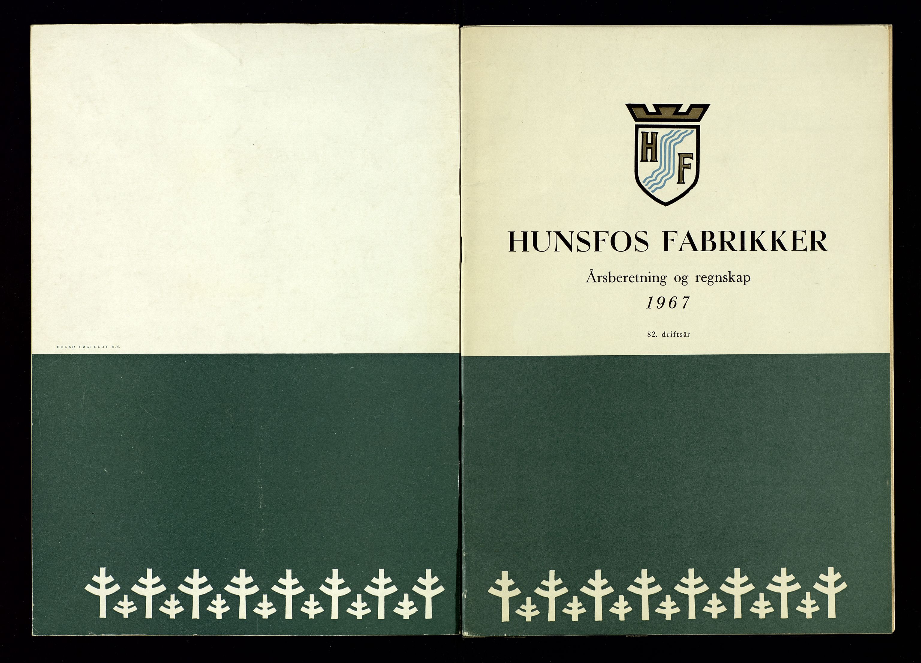 Hunsfos fabrikker, SAK/D/1440/01/L0001/0003: Vedtekter, anmeldelser og årsberetninger / Årsberetninger og regnskap, 1918-1989, s. 279