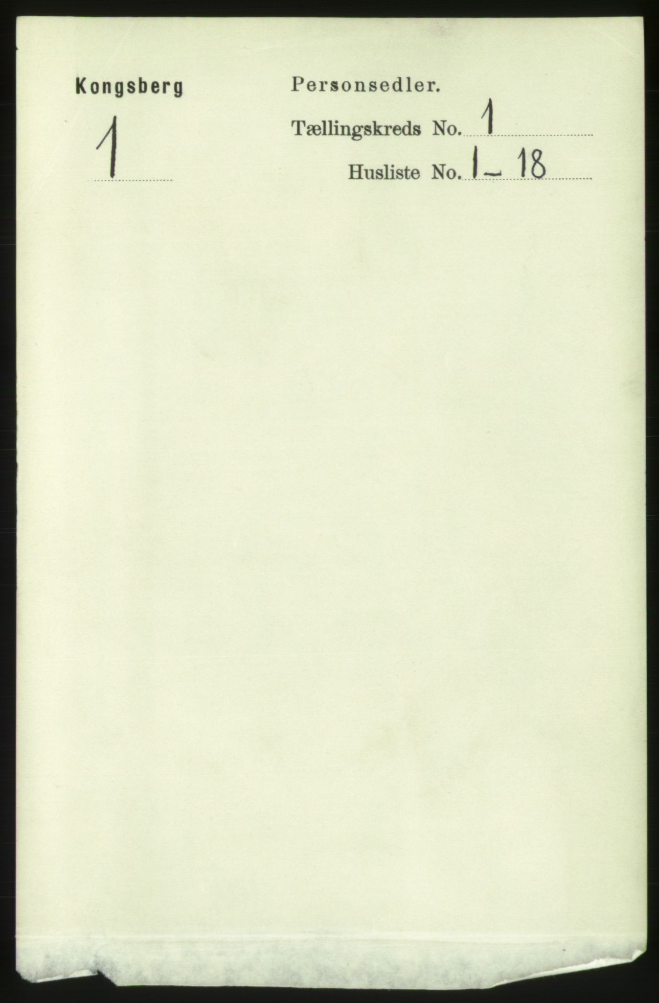 RA, Folketelling 1891 for 0604 Kongsberg kjøpstad, 1891, s. 1591