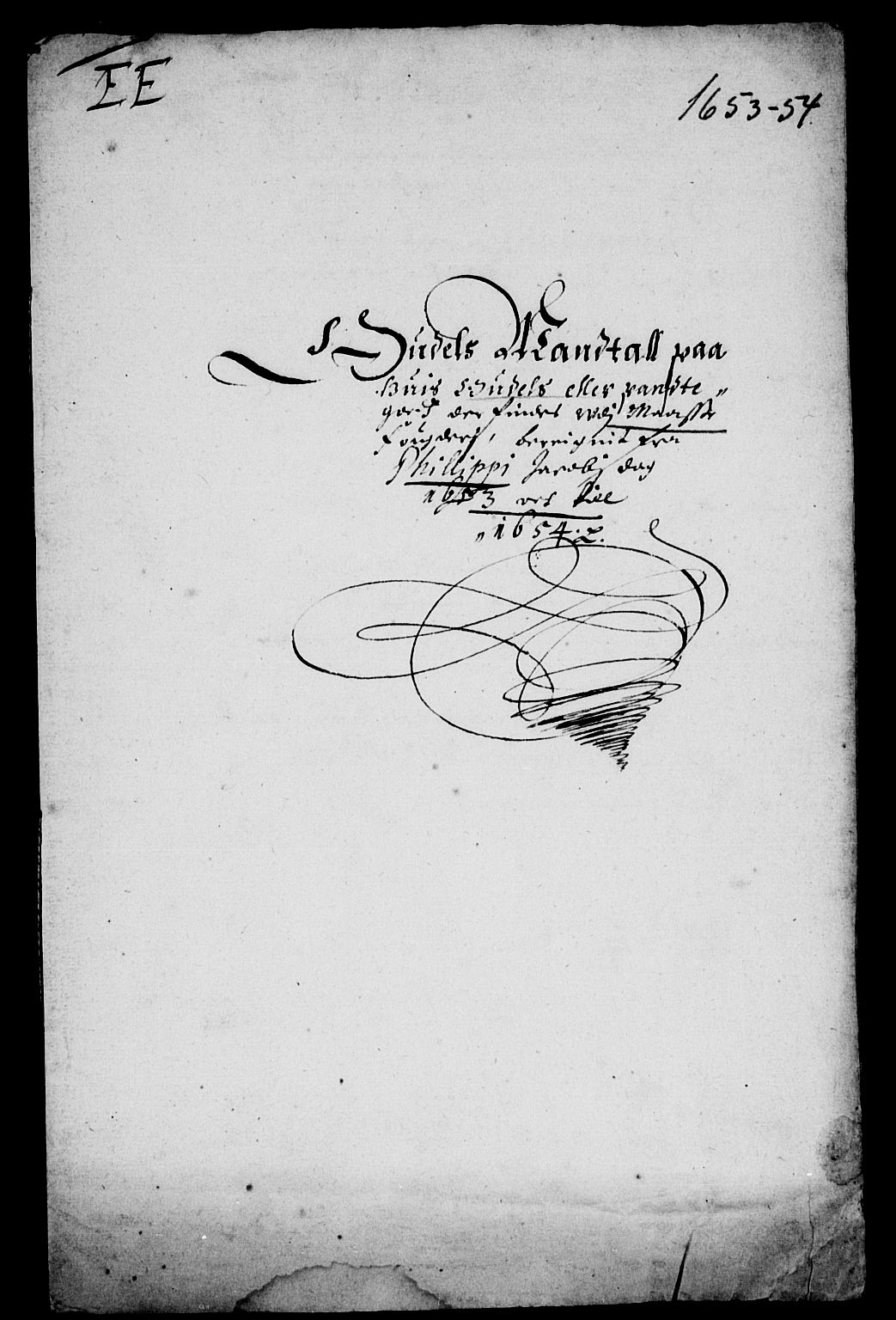 Rentekammeret inntil 1814, Reviderte regnskaper, Lensregnskaper, RA/EA-5023/R/Rb/Rba/L0218: Akershus len, 1653-1654