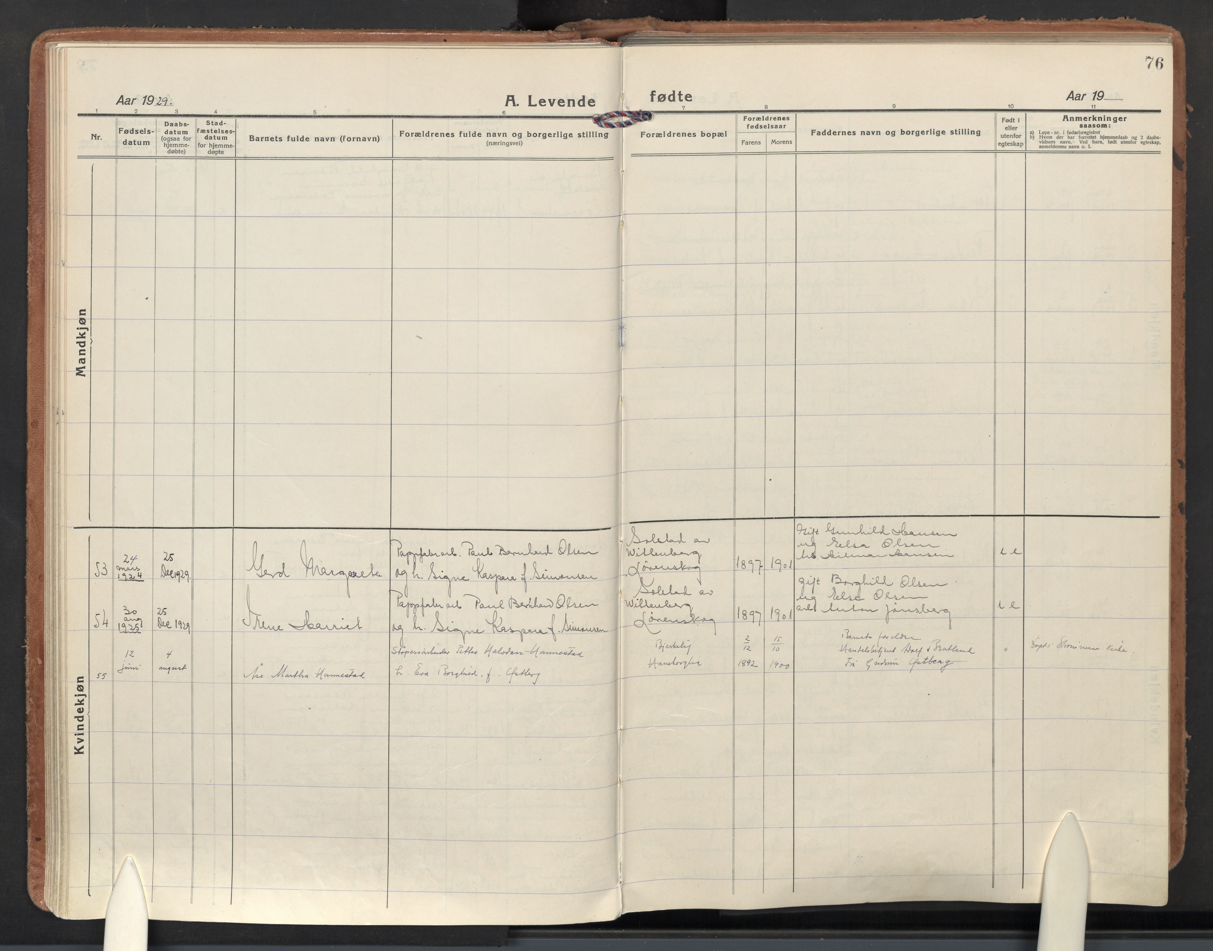 Skedsmo prestekontor Kirkebøker, AV/SAO-A-10033a/F/Fb/L0003: Ministerialbok nr. II 3, 1921-1936, s. 76