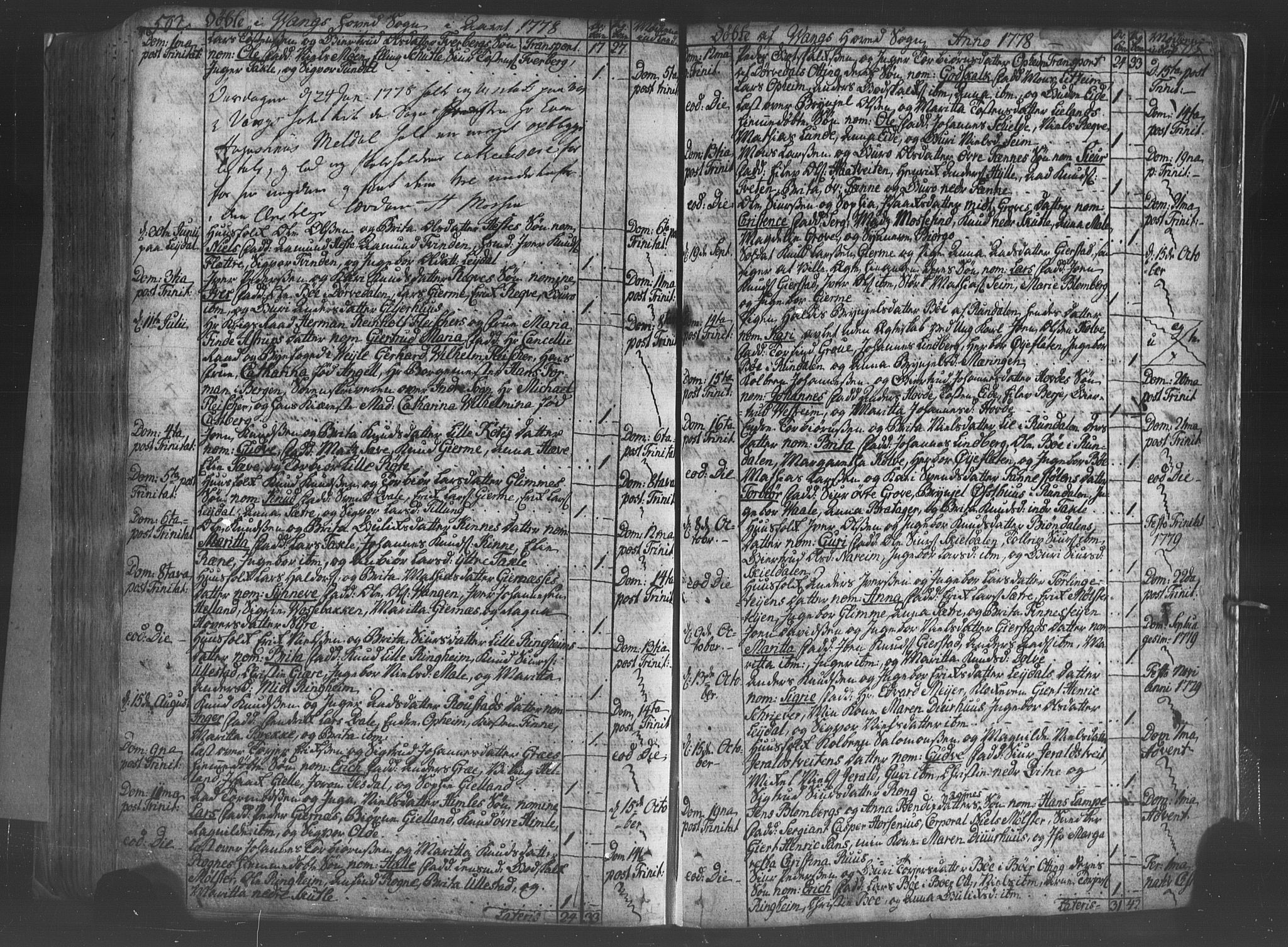Voss sokneprestembete, SAB/A-79001/H/Haa: Ministerialbok nr. A 8, 1752-1780, s. 502-503