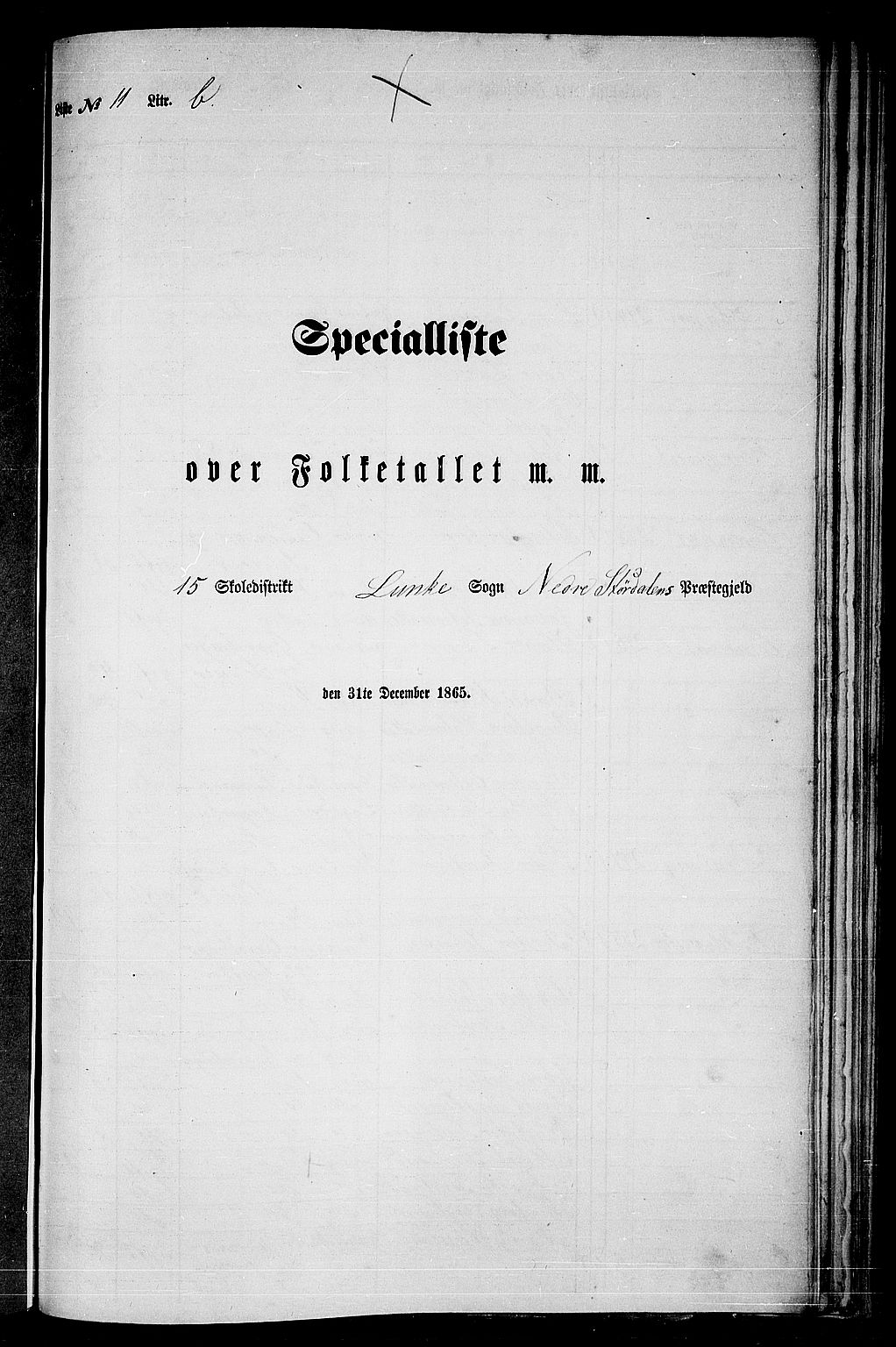 RA, Folketelling 1865 for 1714P Nedre Stjørdal prestegjeld, 1865, s. 260