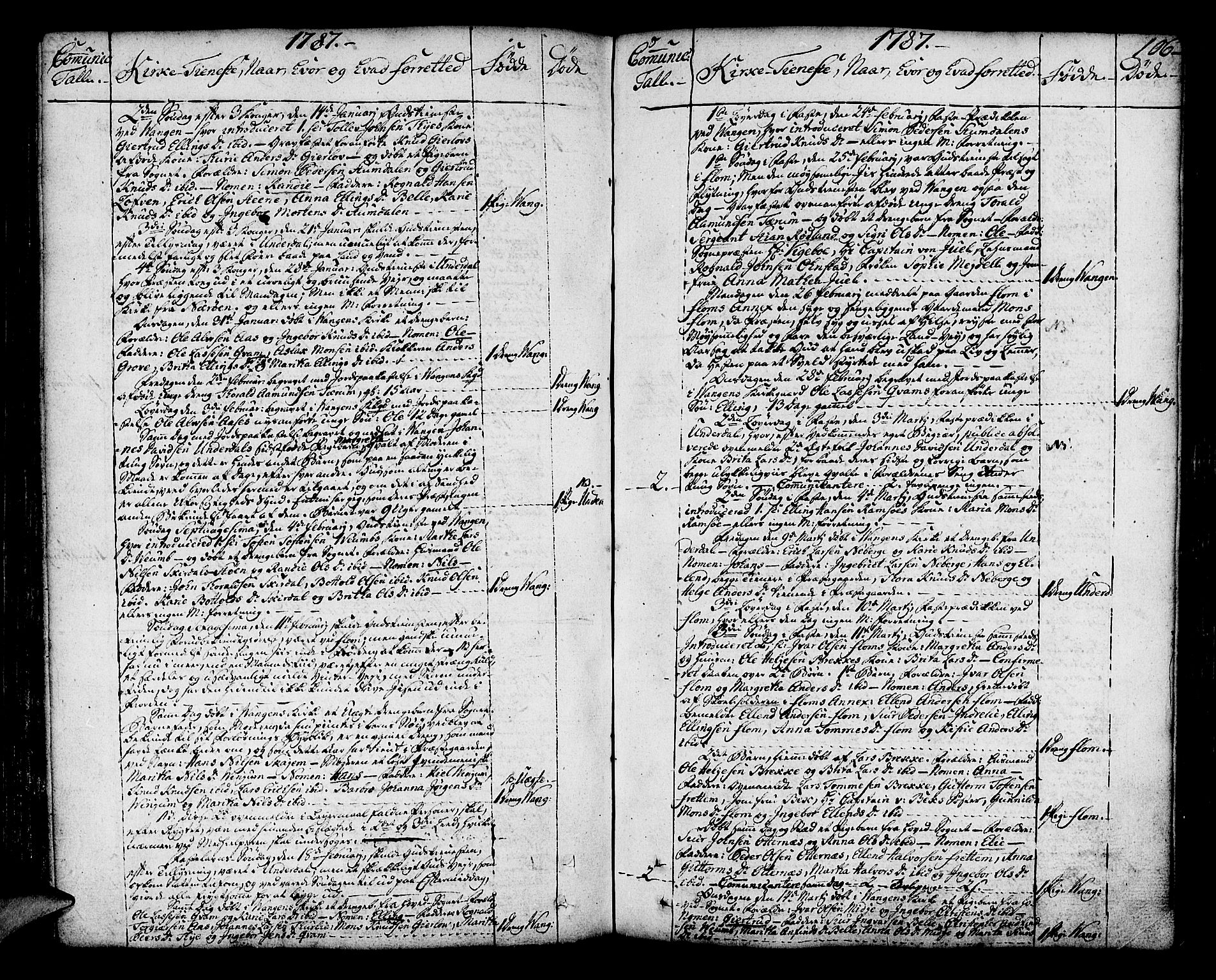 Aurland sokneprestembete, SAB/A-99937/H/Ha/Haa/L0004: Ministerialbok nr. A 4, 1756-1801, s. 106