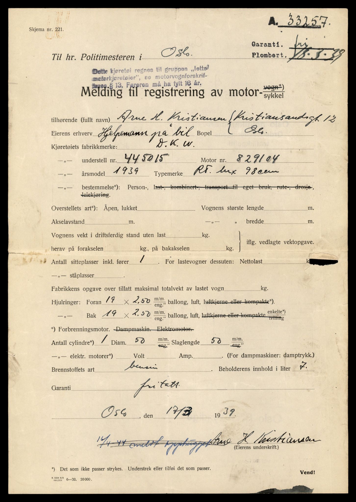 Møre og Romsdal vegkontor - Ålesund trafikkstasjon, AV/SAT-A-4099/F/Fe/L0029: Registreringskort for kjøretøy T 11430 - T 11619, 1927-1998, s. 93