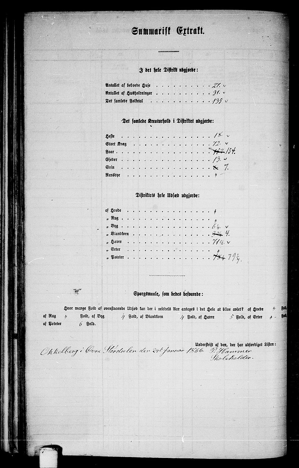 RA, Folketelling 1865 for 1711P Øvre Stjørdal prestegjeld, 1865, s. 93