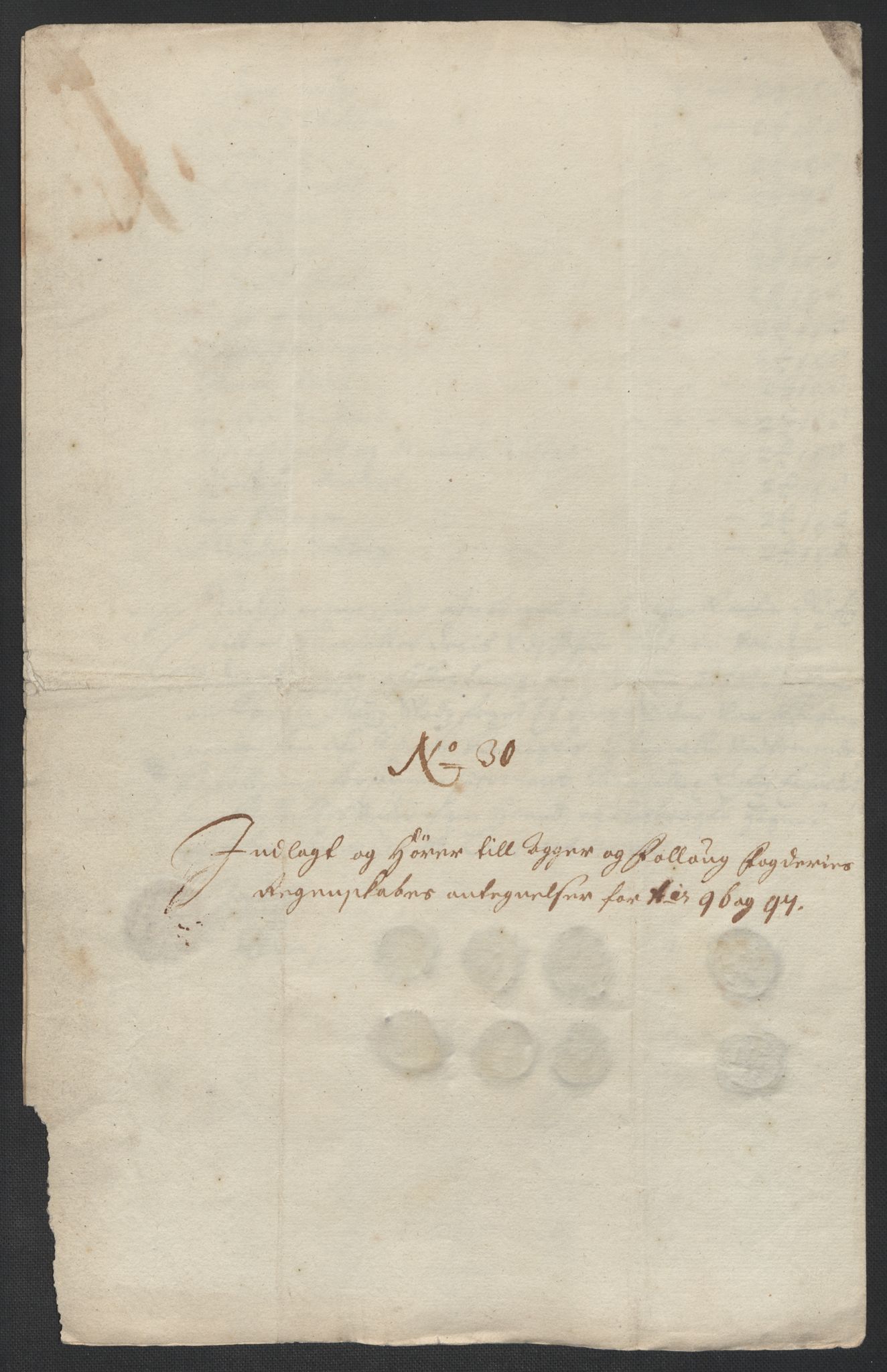 Rentekammeret inntil 1814, Reviderte regnskaper, Fogderegnskap, AV/RA-EA-4092/R10/L0440: Fogderegnskap Aker og Follo, 1696-1697, s. 563