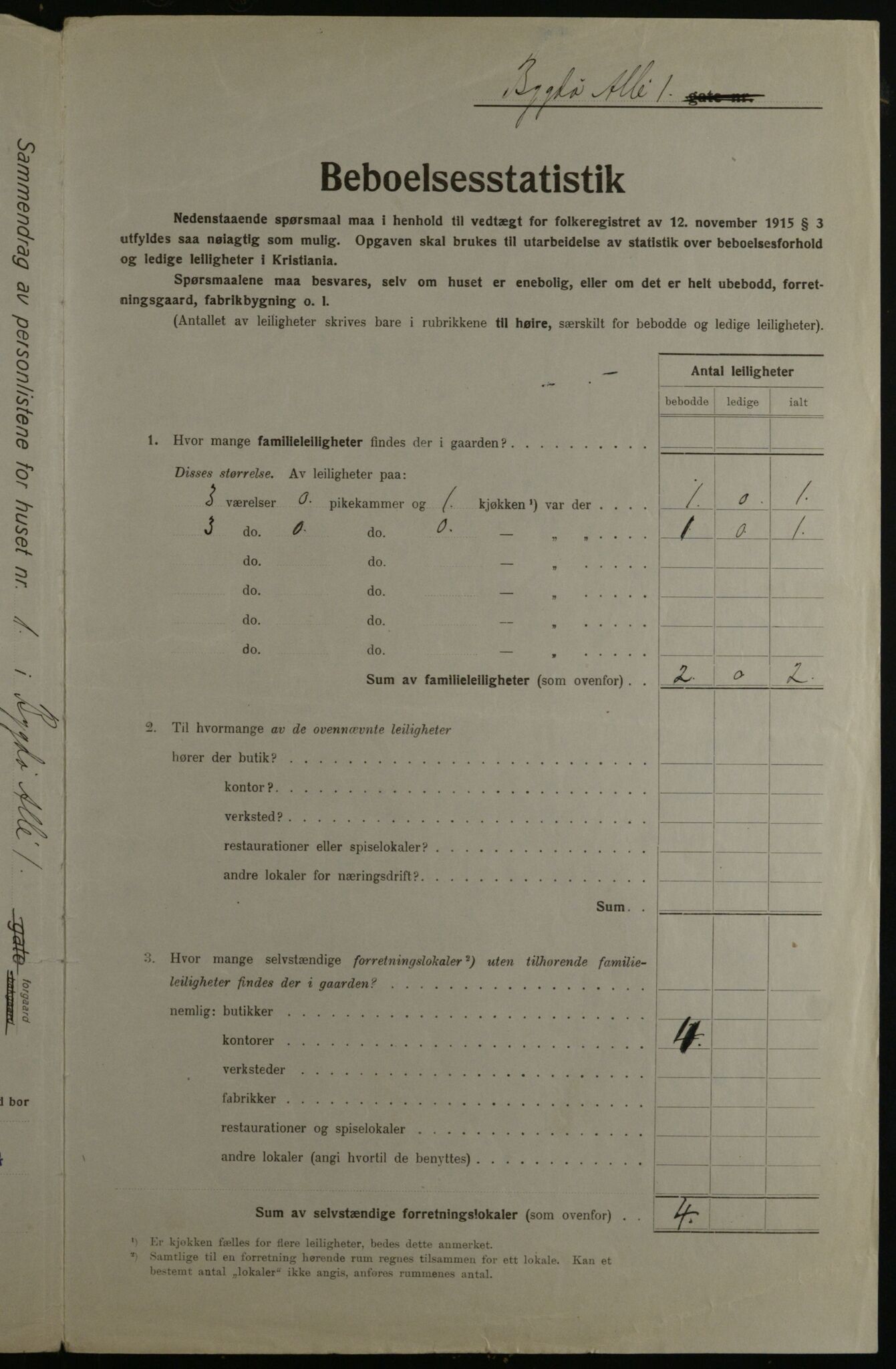 OBA, Kommunal folketelling 1.12.1923 for Kristiania, 1923, s. 11148