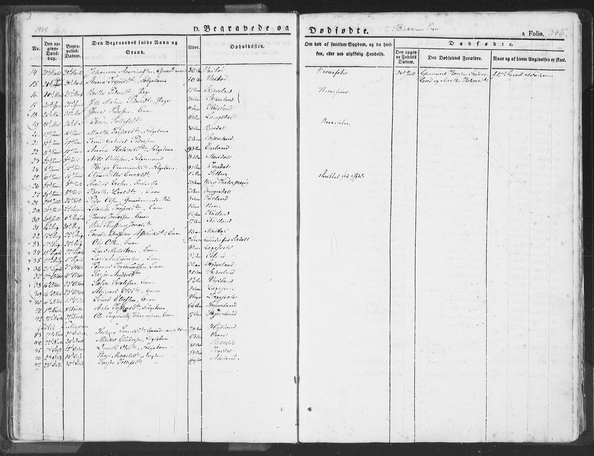 Helleland sokneprestkontor, AV/SAST-A-101810: Ministerialbok nr. A 6.2, 1834-1863, s. 346