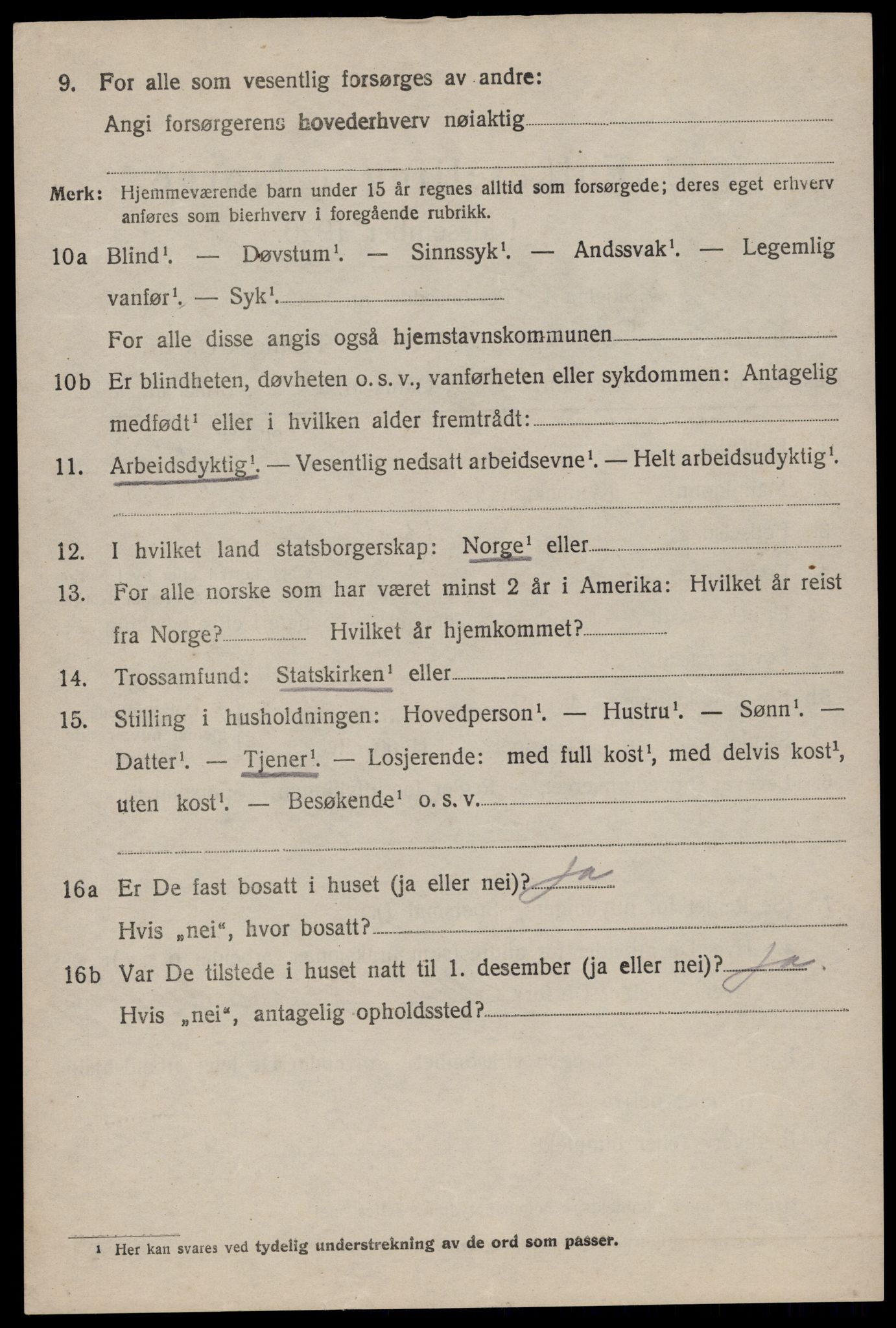 SAST, Folketelling 1920 for 1126 Hetland herred, 1920, s. 3636