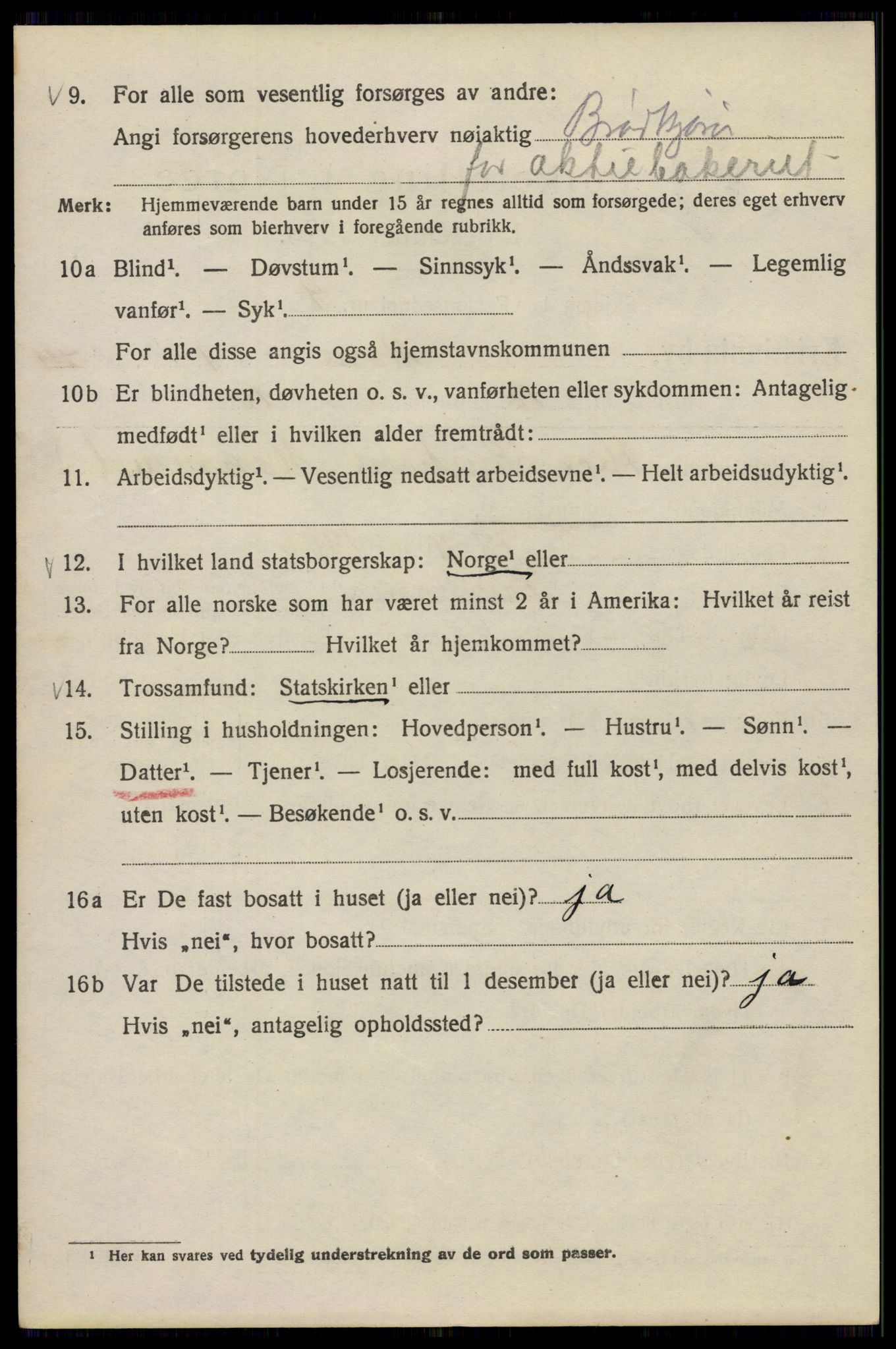 SAO, Folketelling 1920 for 0301 Kristiania kjøpstad, 1920, s. 396624