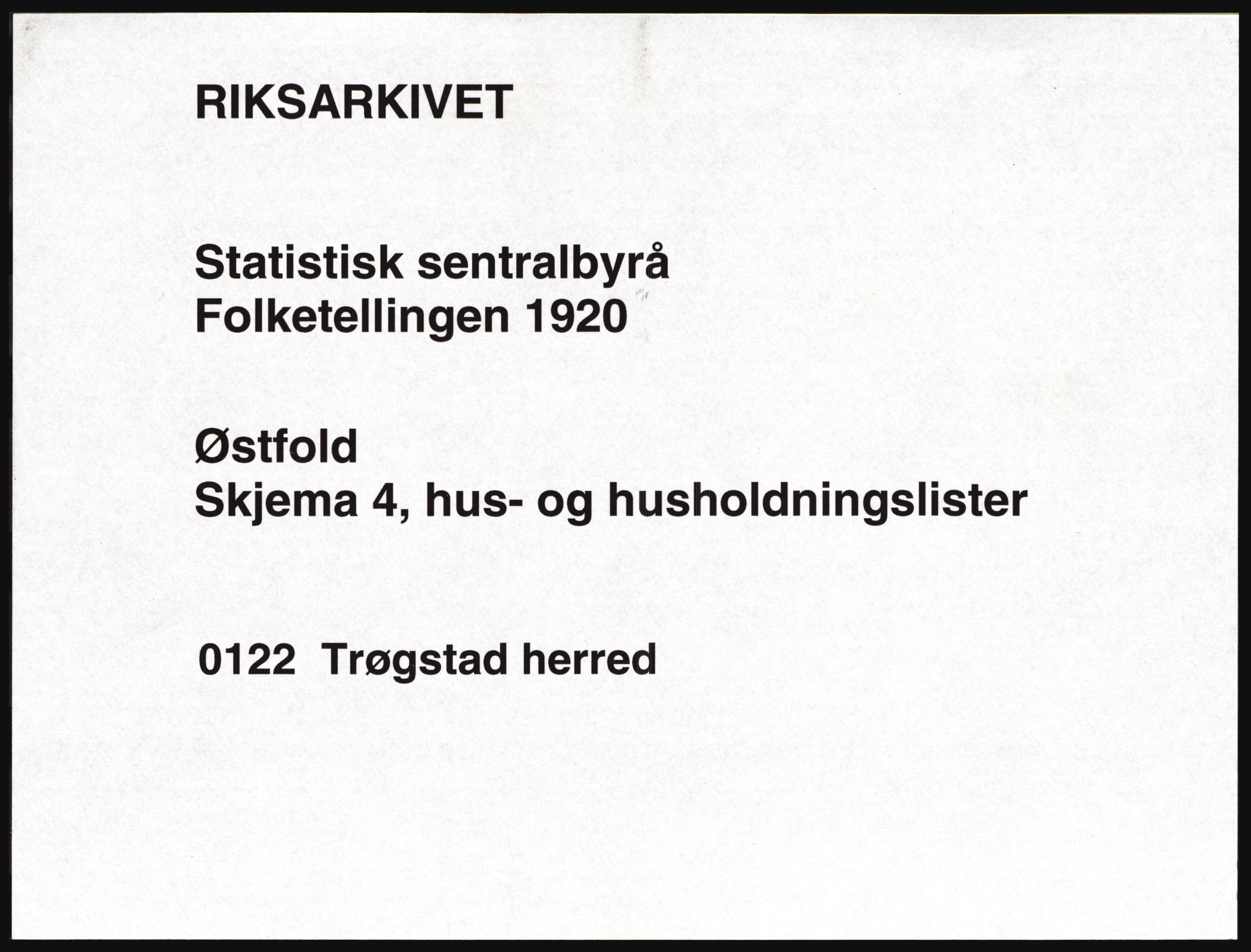 SAO, Folketelling 1920 for 0122 Trøgstad herred, 1920, s. 32