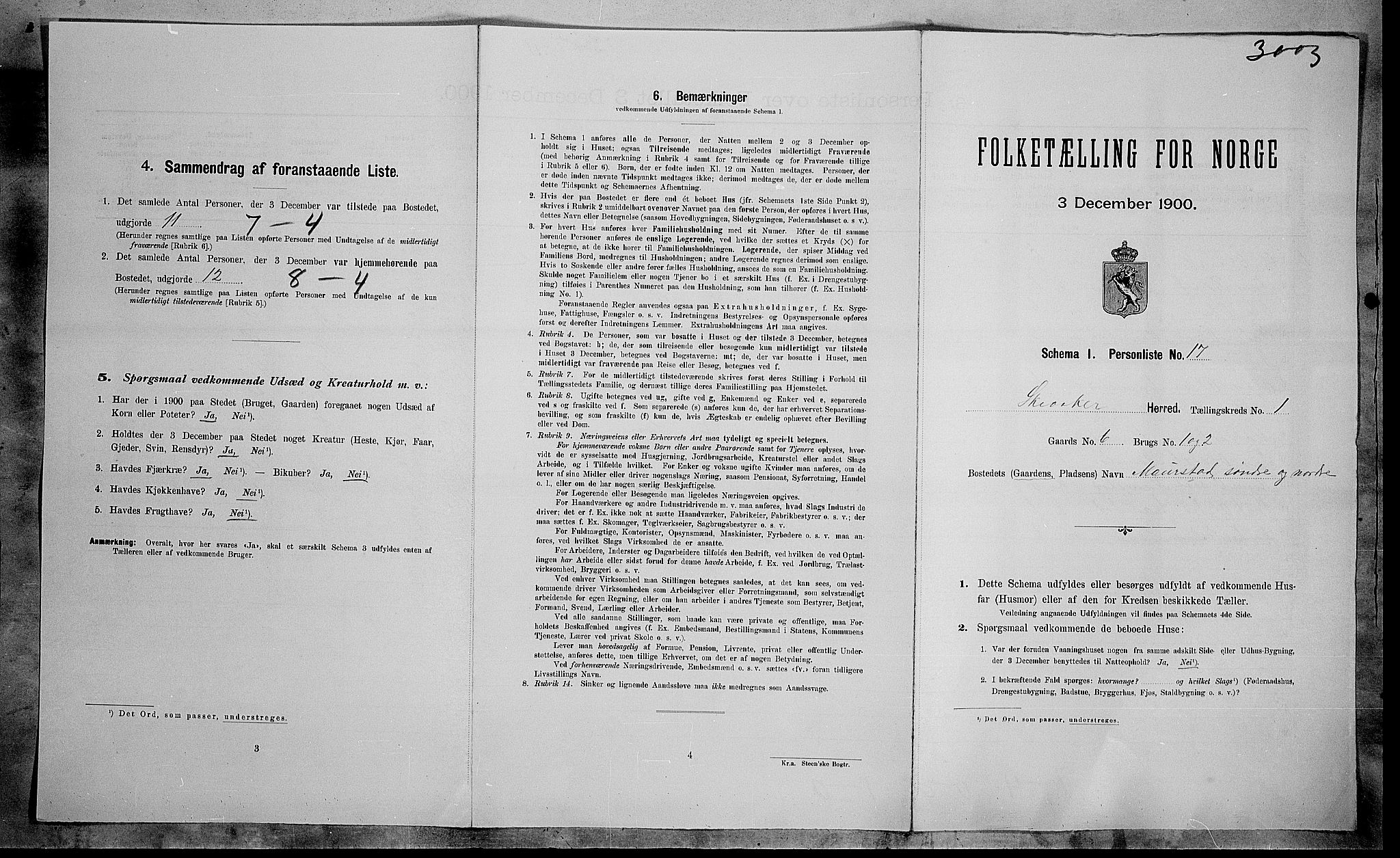 SAH, Folketelling 1900 for 0513 Skjåk herred, 1900, s. 70