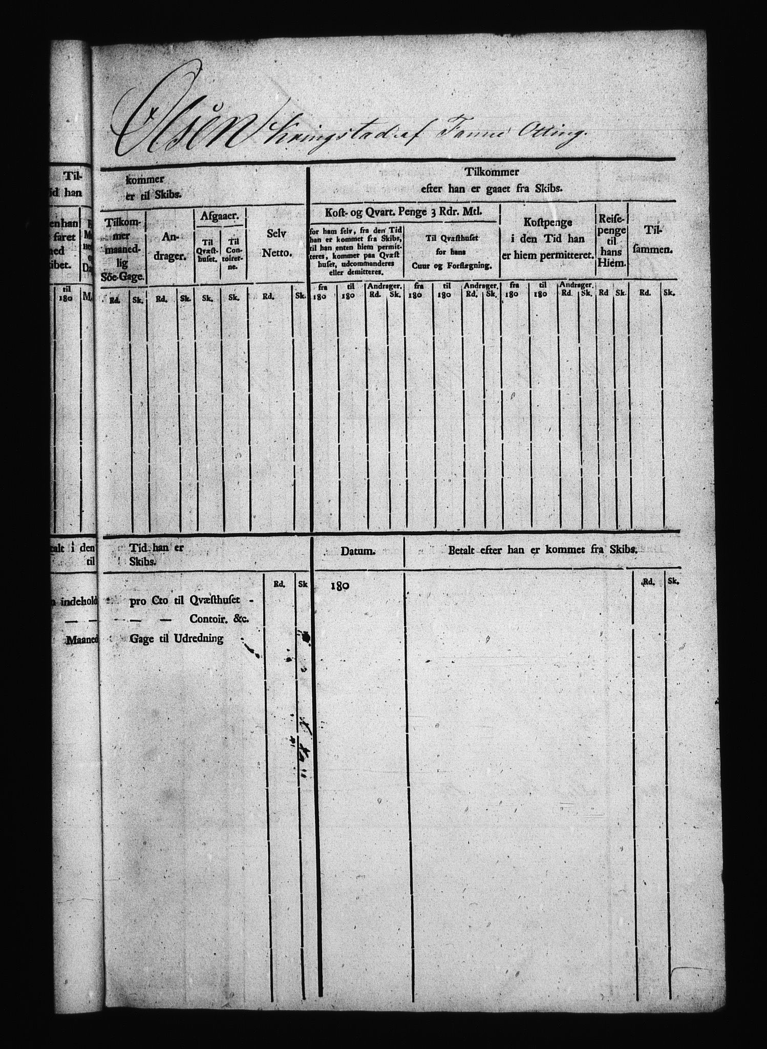 Sjøetaten, AV/RA-EA-3110/F/L0321: Trondheim distrikt, bind 4, 1800
