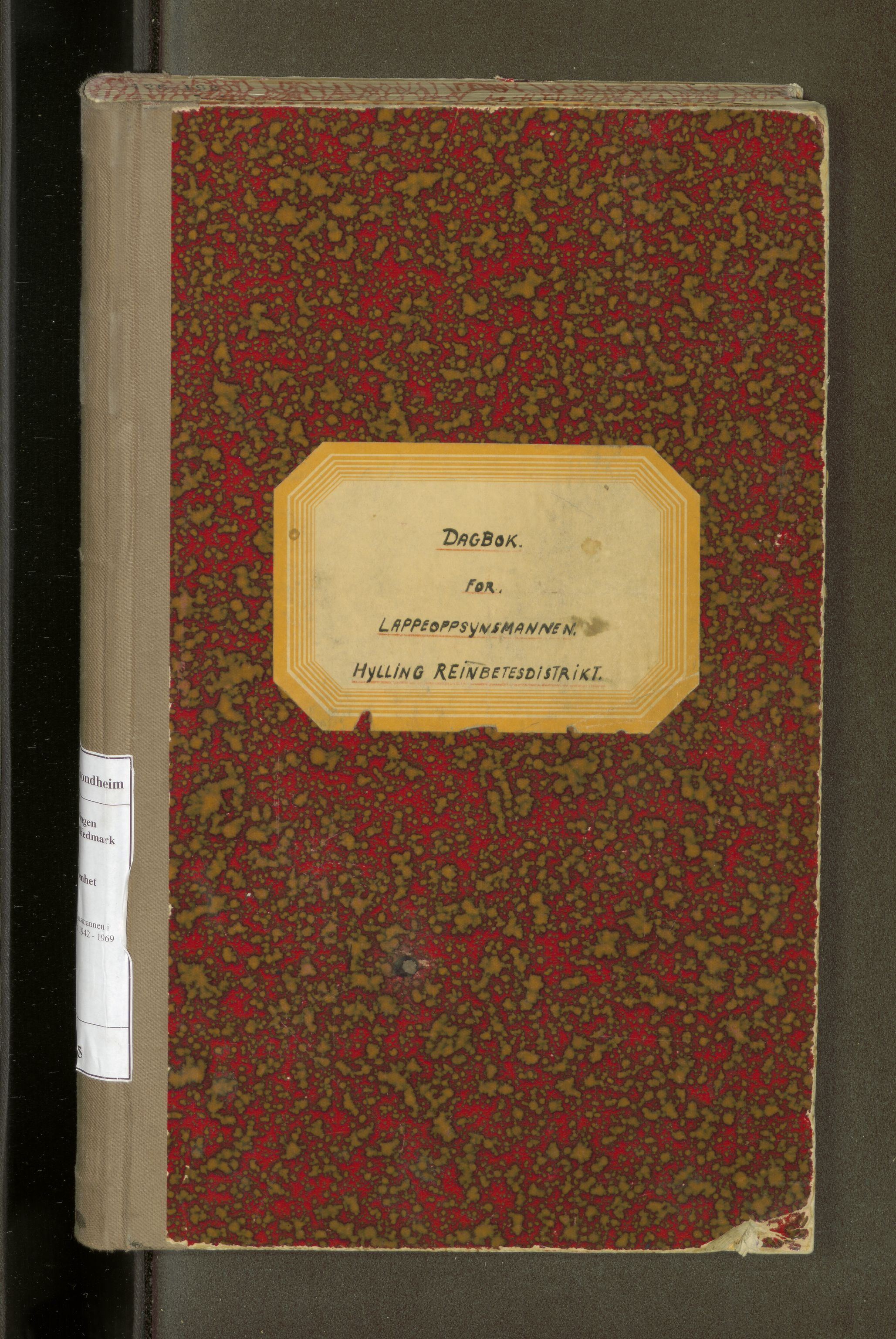 Reindriftsforvaltningen Sør-Trøndelag og Hedmark, SAT/A-4981/H/L0005: Dagbok for Lappeoppsynsmannen i Hylling reinbeitedistrikt, 1942-1969
