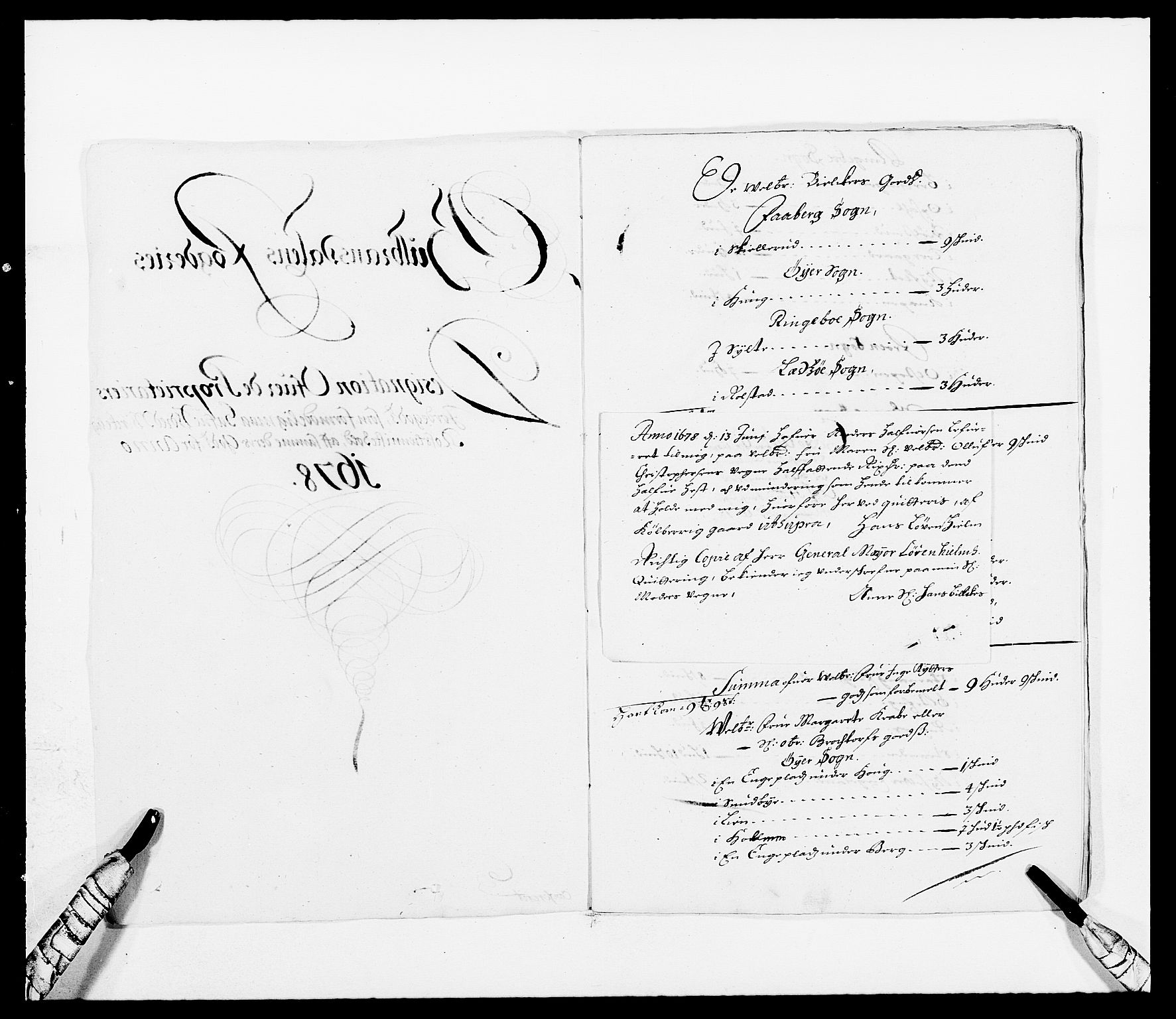 Rentekammeret inntil 1814, Reviderte regnskaper, Fogderegnskap, AV/RA-EA-4092/R17/L1153: Fogderegnskap Gudbrandsdal, 1678-1679, s. 3