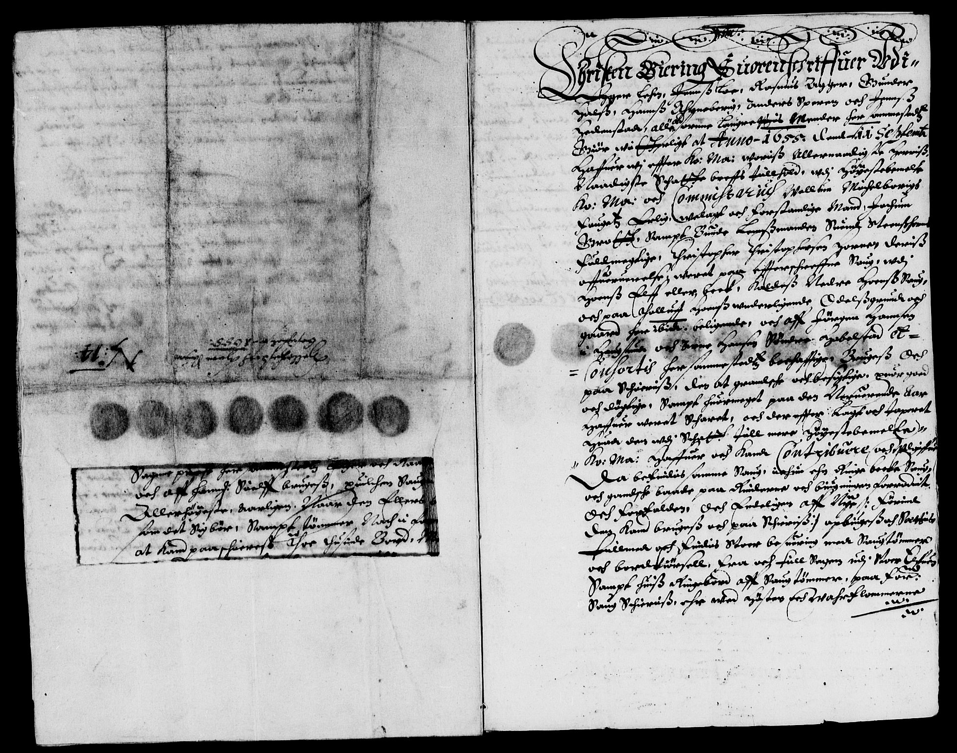 Rentekammeret inntil 1814, Reviderte regnskaper, Lensregnskaper, AV/RA-EA-5023/R/Rb/Rbm/L0009: Eiker len, 1652-1661