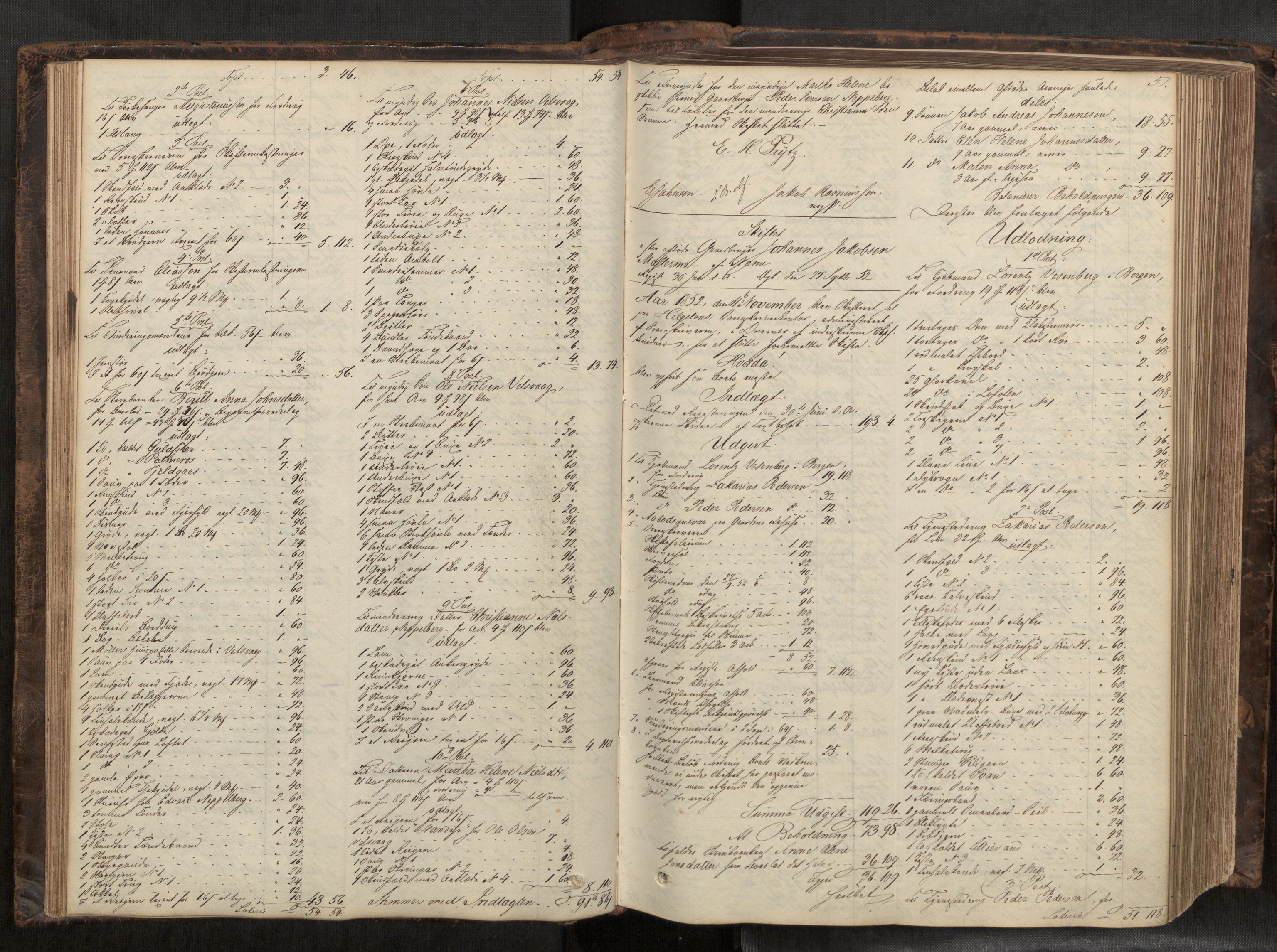 Helgeland sorenskriveri, AV/SAT-A-0004/3/3A/L0107: Skifteprotokoll 52, 1851-1859, s. 51